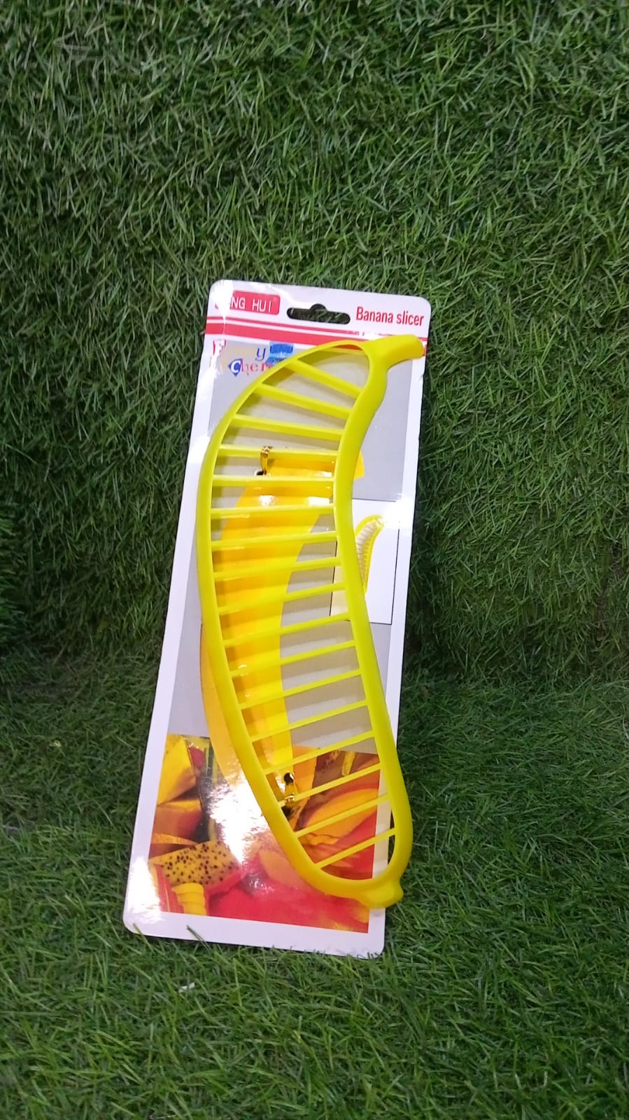 Banana Slicer- for Fruit Salads Handle Plastic Banana Fruit Slicer Cutter Chopper - Image 7