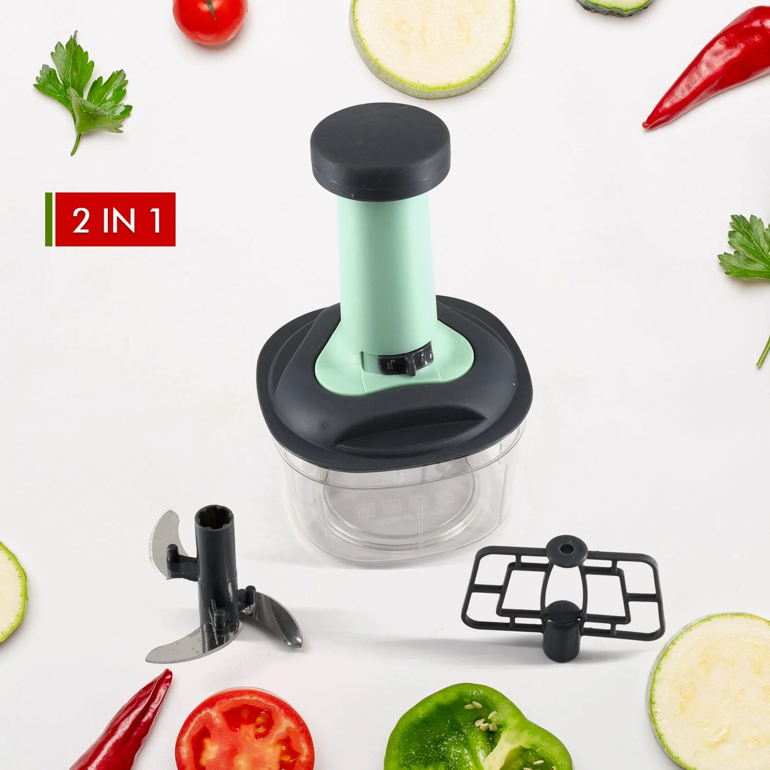 Push Chopper Manual Food Chopper - Image 3