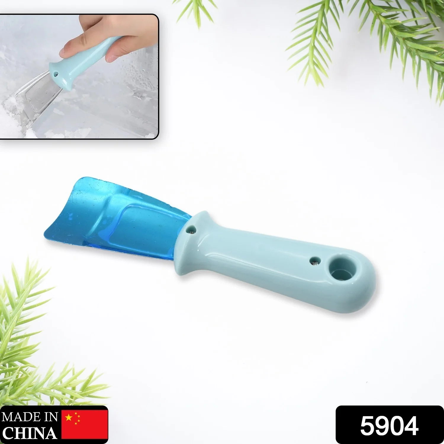ice Remover Scoop, Non Slip Freezer Shovel Anti Rust for Refrigerator (1Pc) - Image 3
