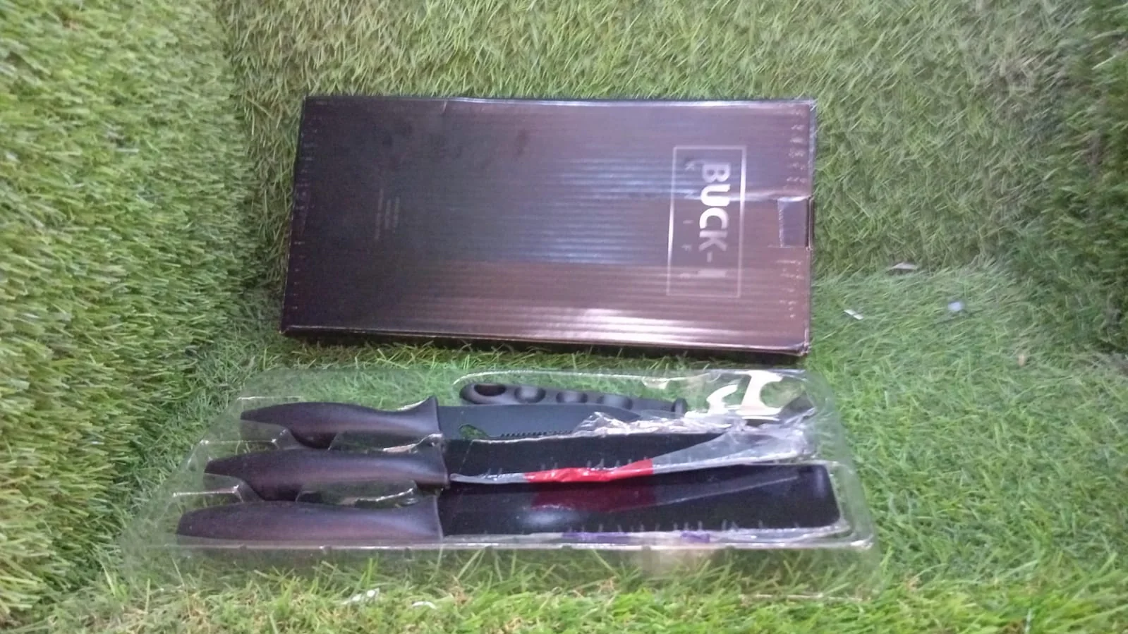 Stainless Steel Chef Knife Set, 5pc Kitchen Cutlery - Image 9