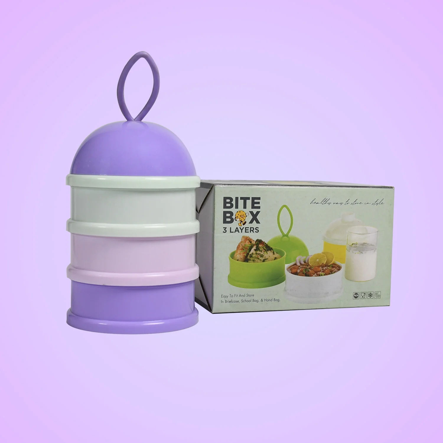 3 Layer Portable Baby Food Milk Powder Storage Box Bottle Container - Image 7