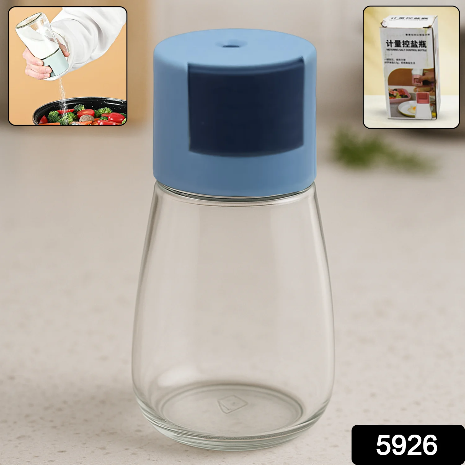 Glass Salt Dispenser for Cooking with 0.5g Precision (1 Pc) - Image 2