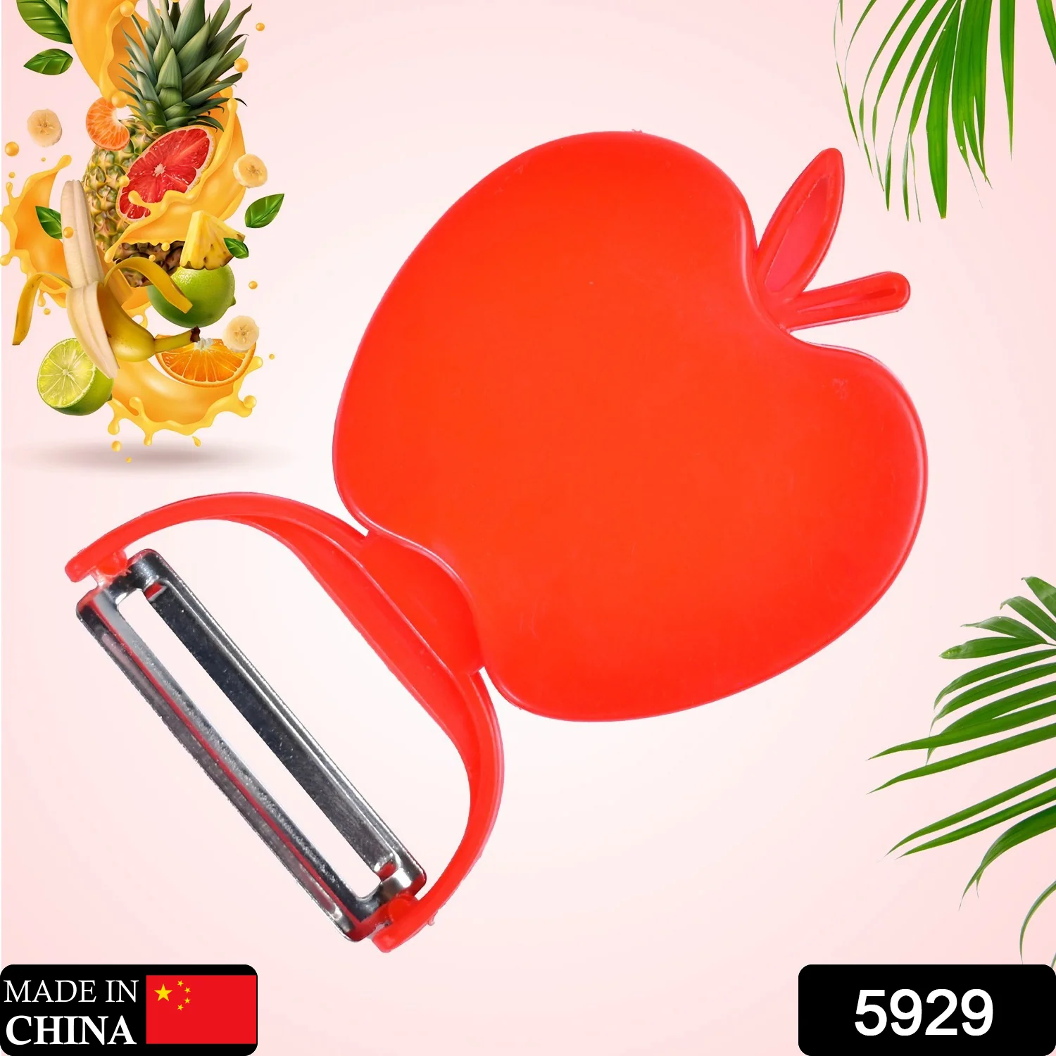Apple Shaped Folding Vegetable Peeler for Kitchen Fruit Peeling vegetables - Image 2