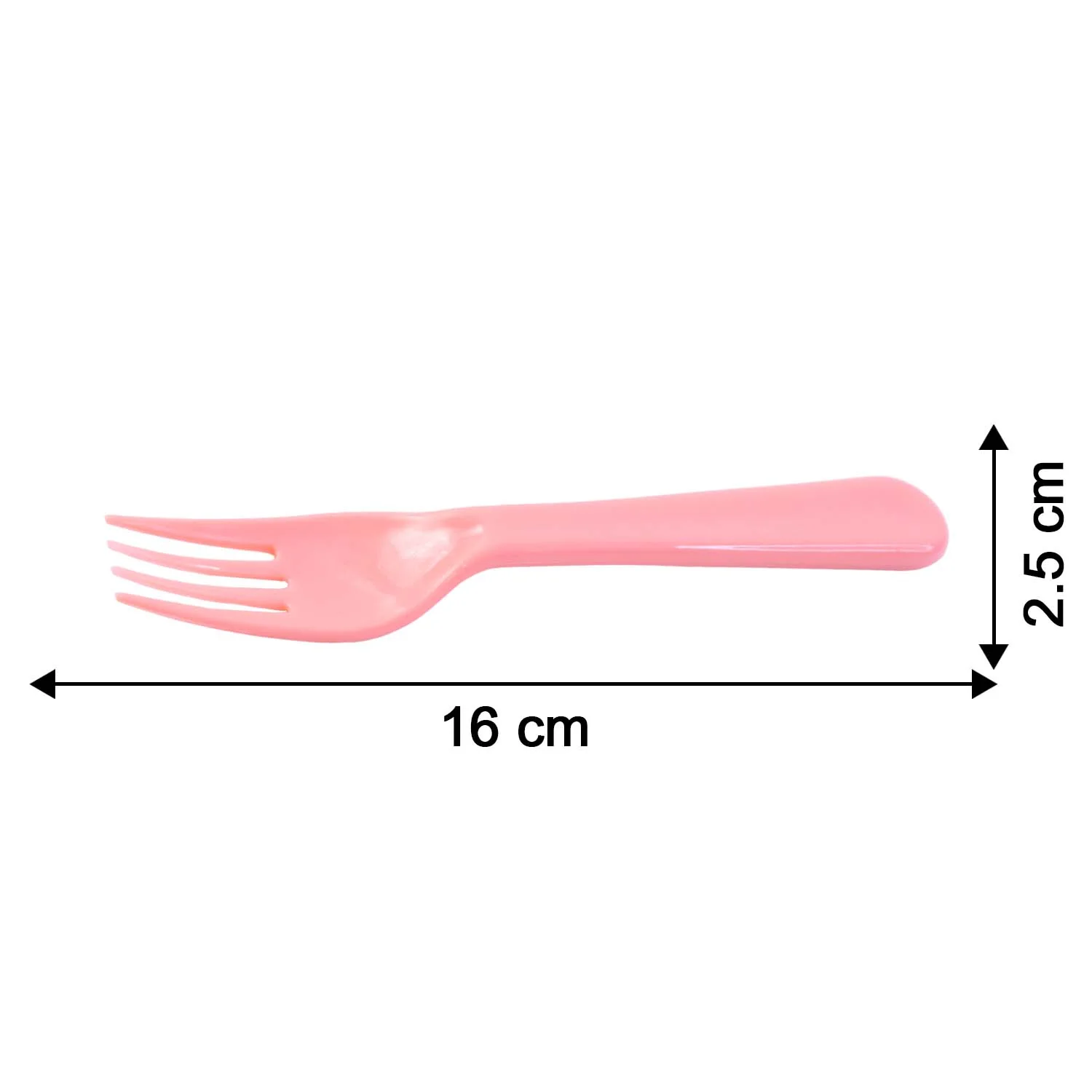 Plastic Fork Spoon,  Baby Fork Spoon Dessert Spoon (5pc set) - Image 6