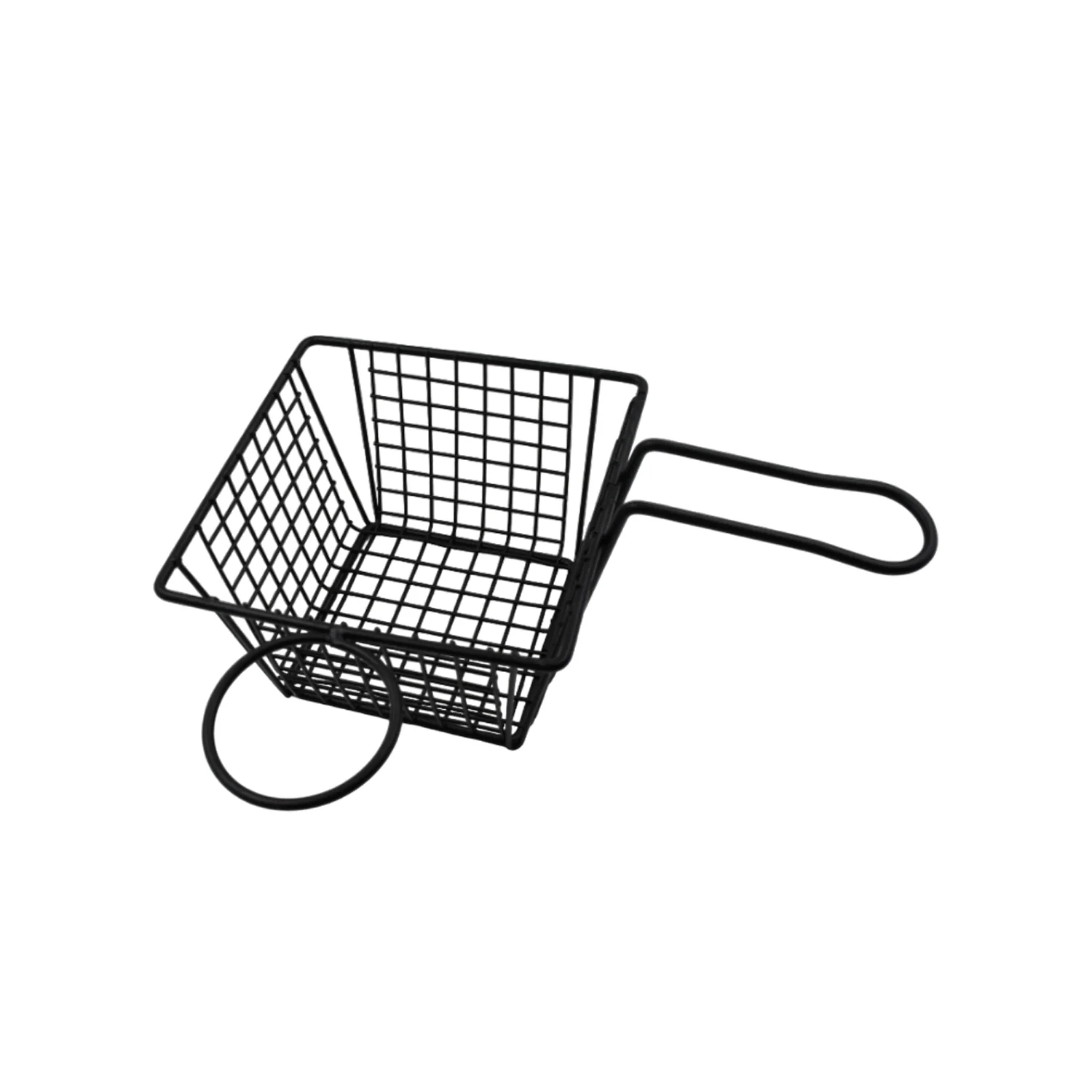 frying baskets for chips Stainless Steel Snack Basket Potato Mesh Strainer Basket - Image 4