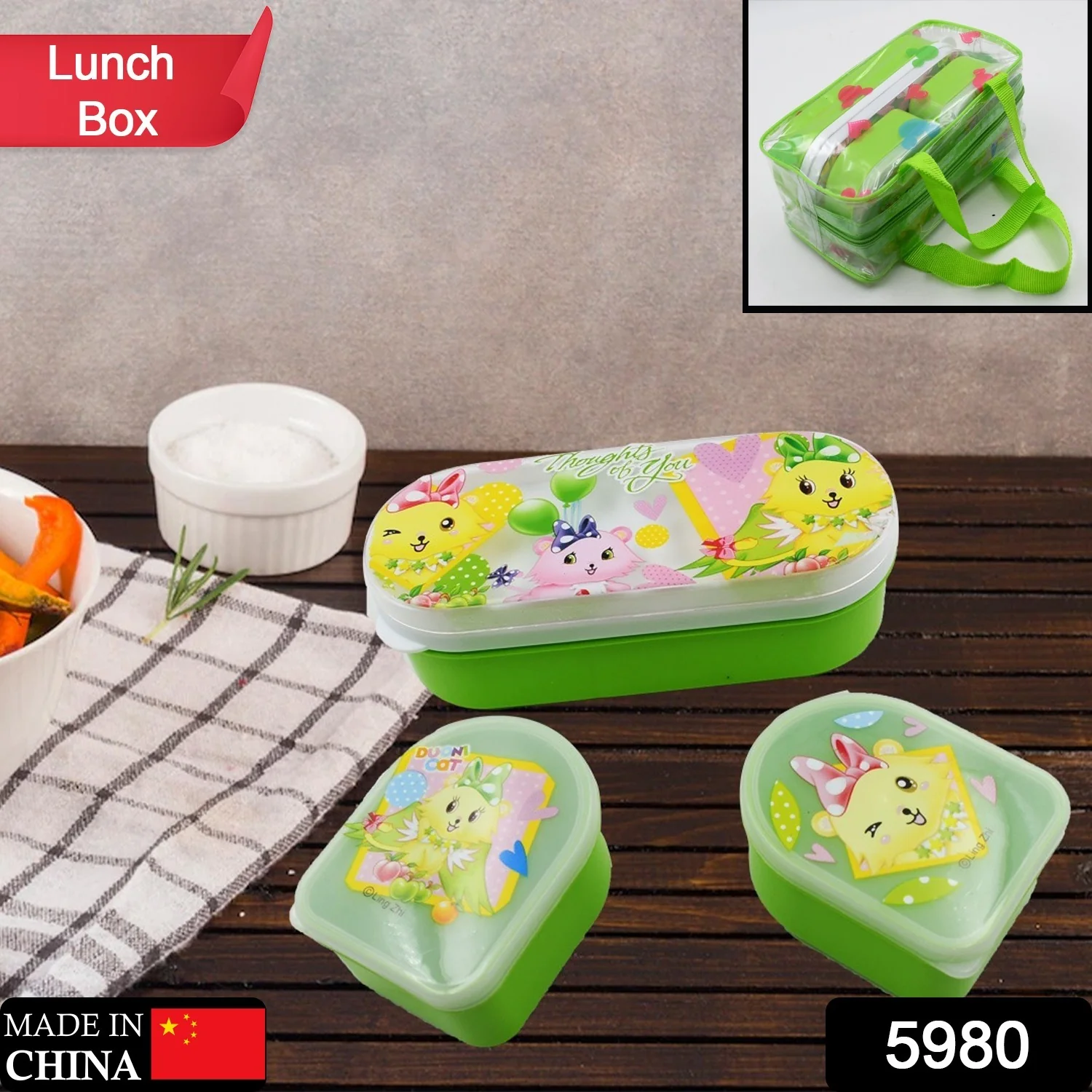 Tiffin Box Smart Lunch Box High Quality 3 box Lunch Box Leak Proof Lunch Box - Image 2