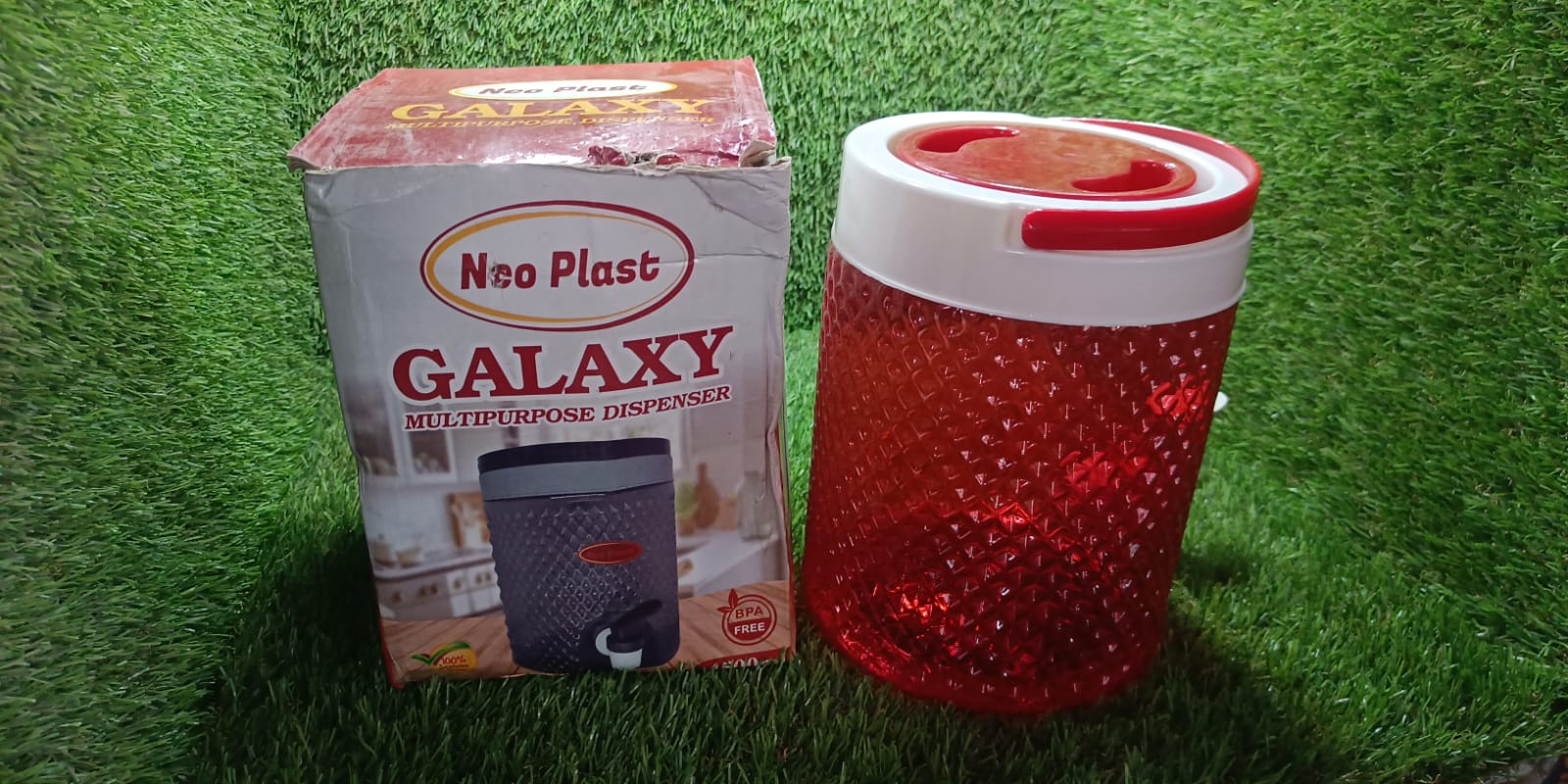 DIAMOND CUT DESIGN PLASTIC WATER JUG TO CARRYING WATER AND OTHER BEVERAGES (4500ML) - Image 7