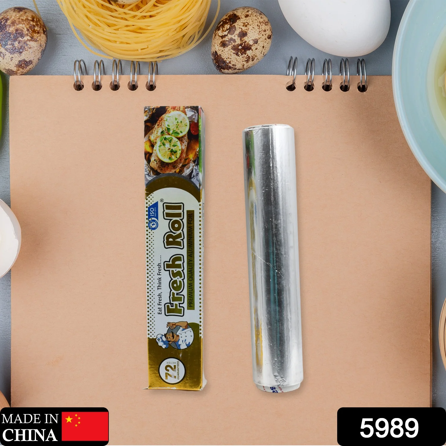 Premium Food Grade Aluminum Foil Roll Heavy Duty  Thick Foil for Baking 72 Mtr 1 Pc - Image 2