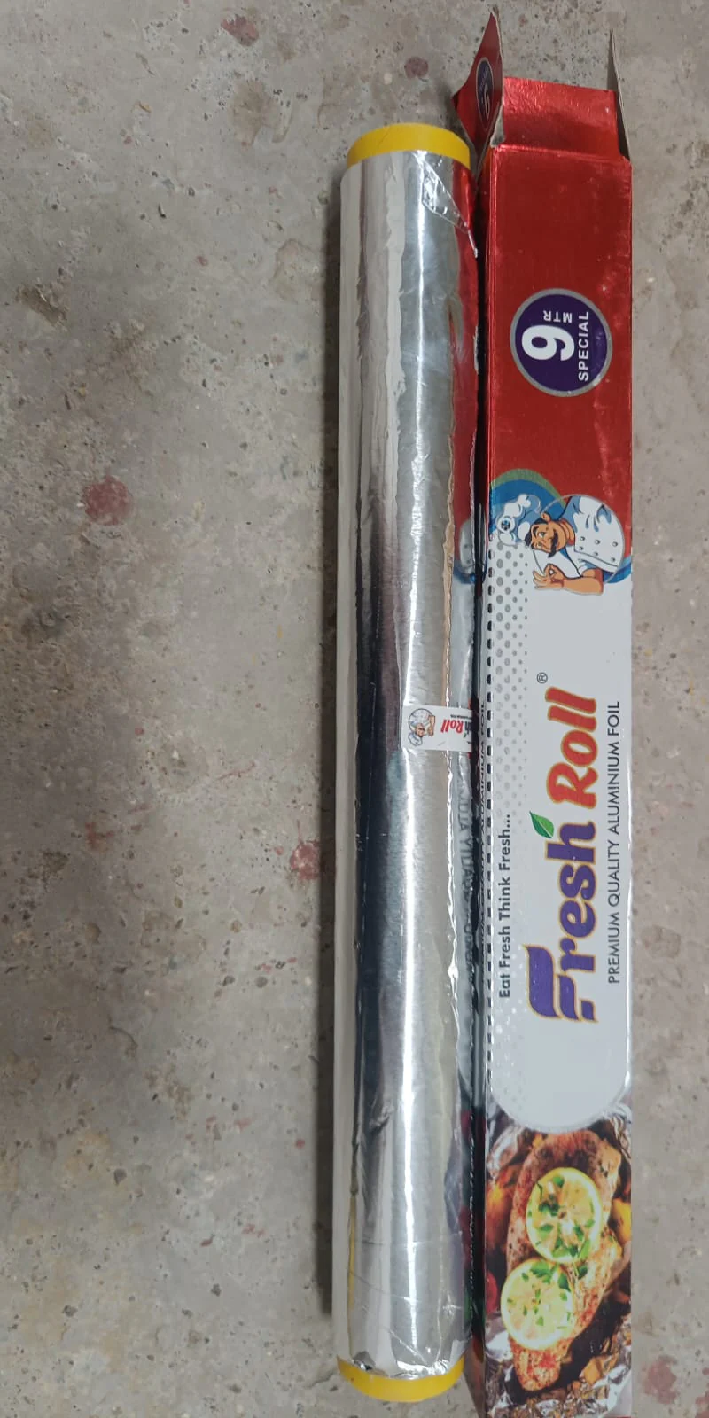 Heavy Duty Non-Stick Aluminum Foil Roll for Baking & Grilling (9 Mtr) - Image 7