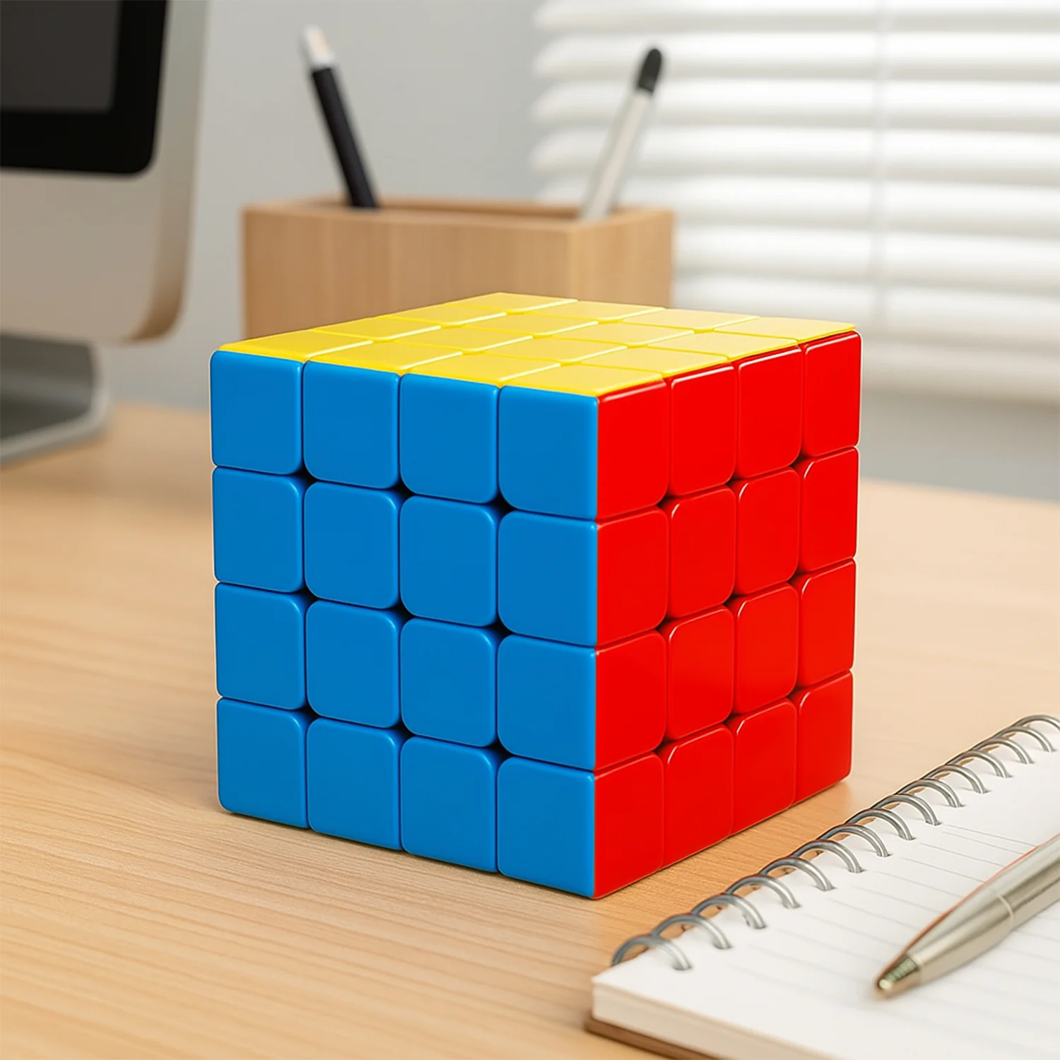 4x4 Magic Speed Cube Puzzle for Kids & Adults (1 Pc) - Image 4