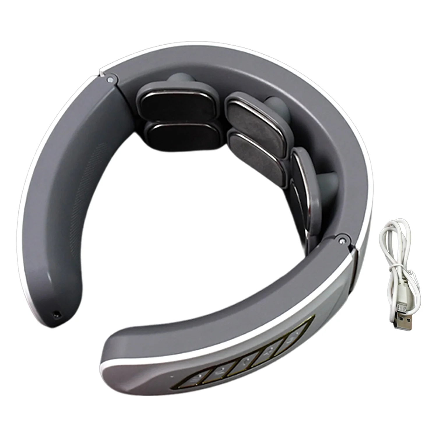 6 Heads Smart Electric Neck and Back Pulse Massager Wireless (1 Pc) - Image 5