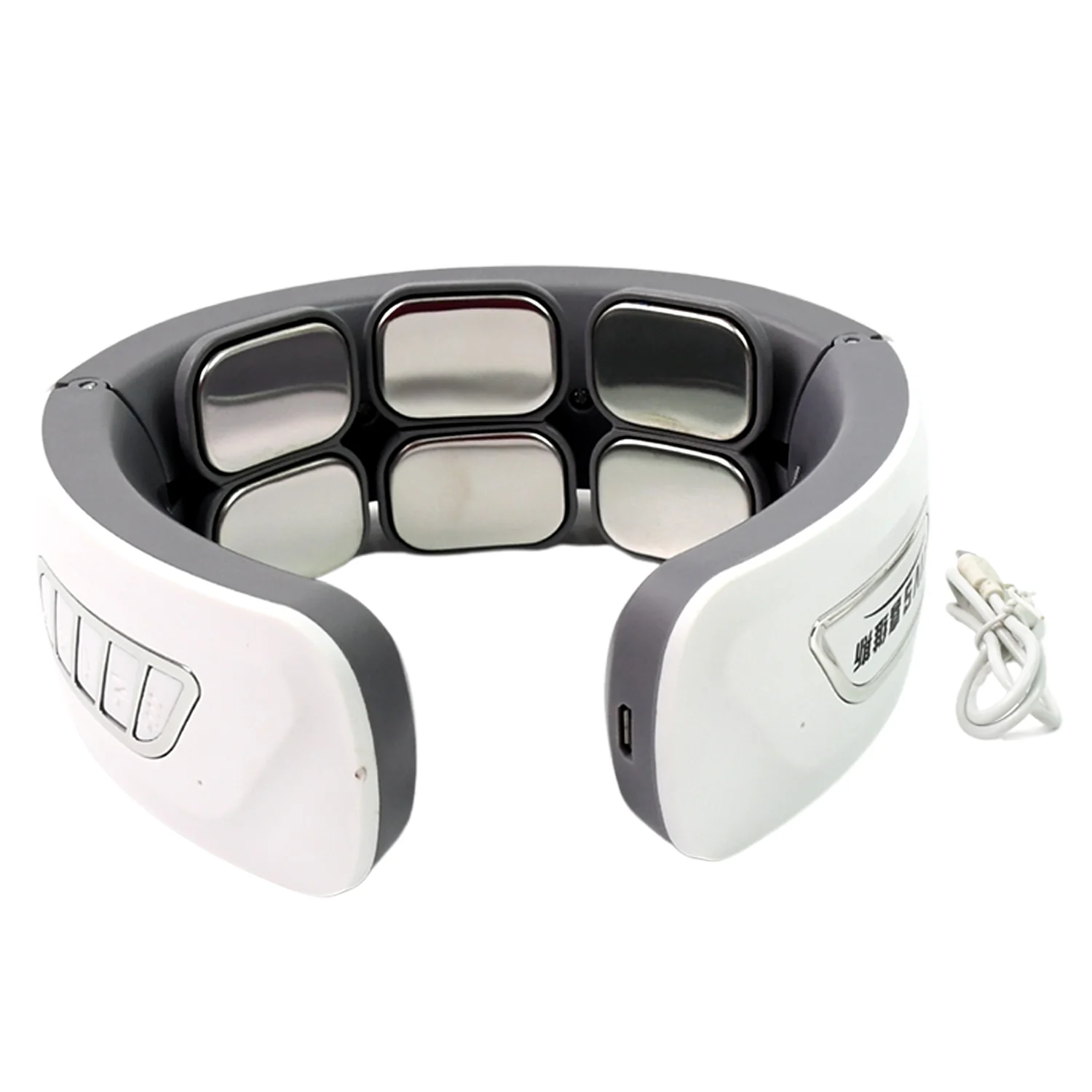6 Heads Smart Electric Neck and Back Pulse Massager Wireless (1 Pc) - Image 7