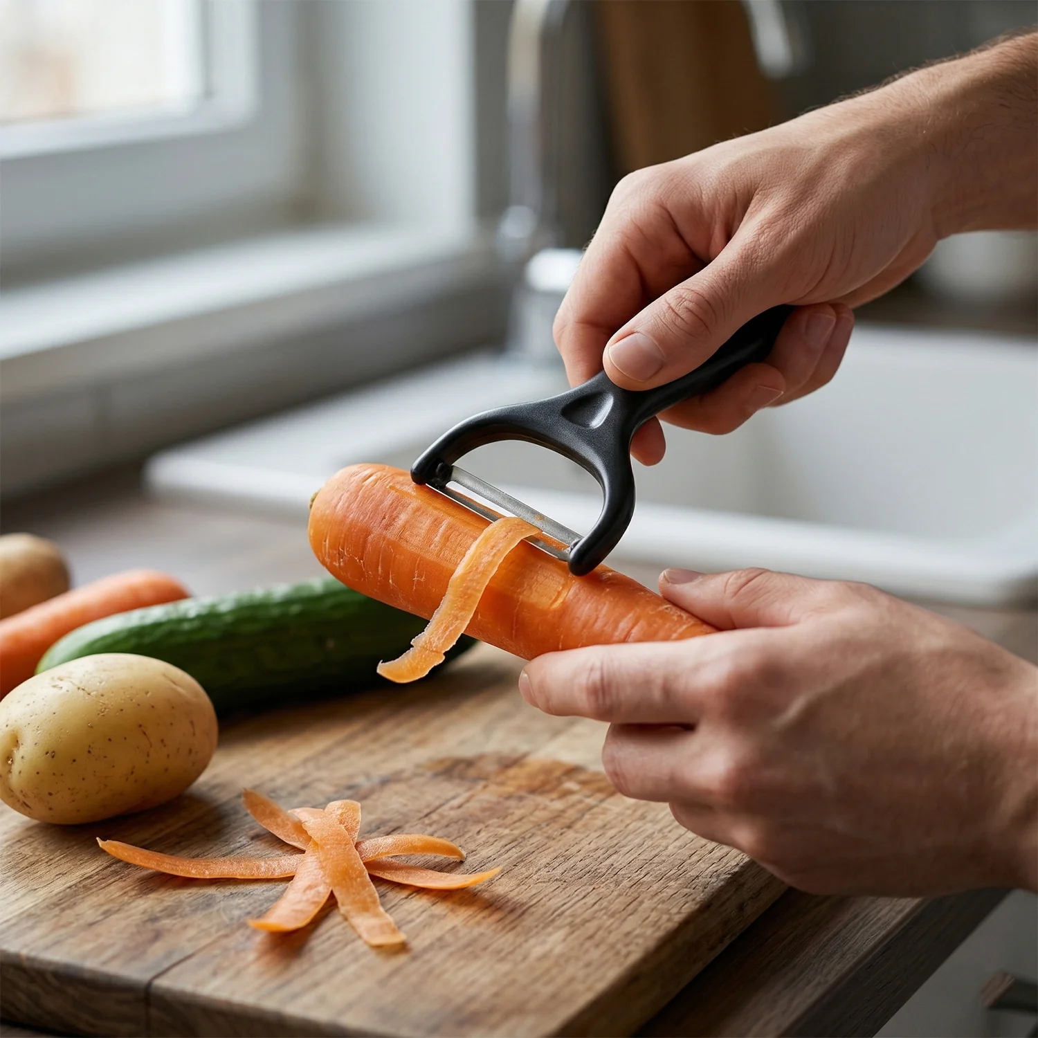 6 In 1 Premium Kitchen Knife Set (1 Set) - Image 5