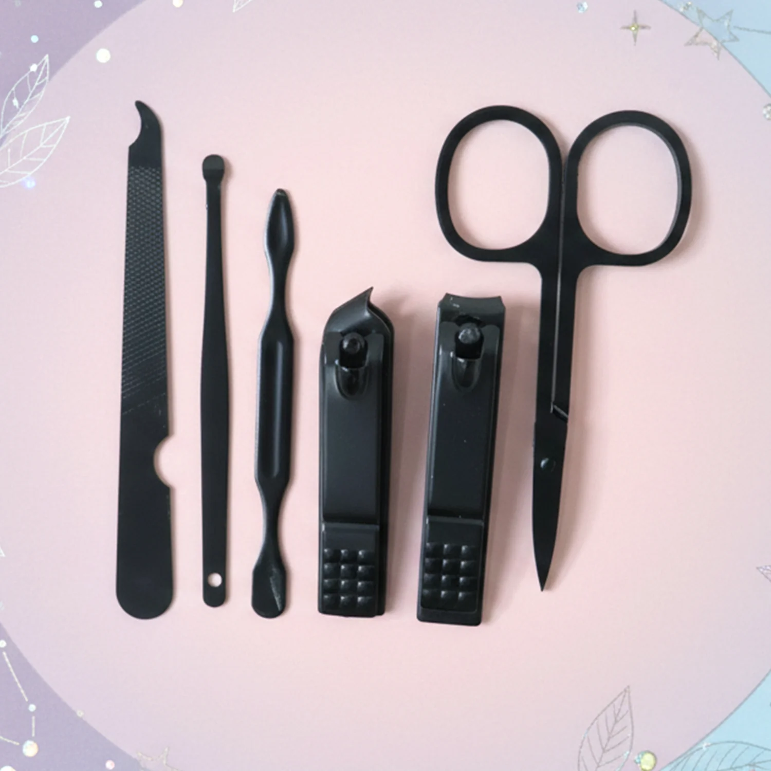 6 in 1 Professional Manicure & Pedicure Grooming Tool Set - Image 7