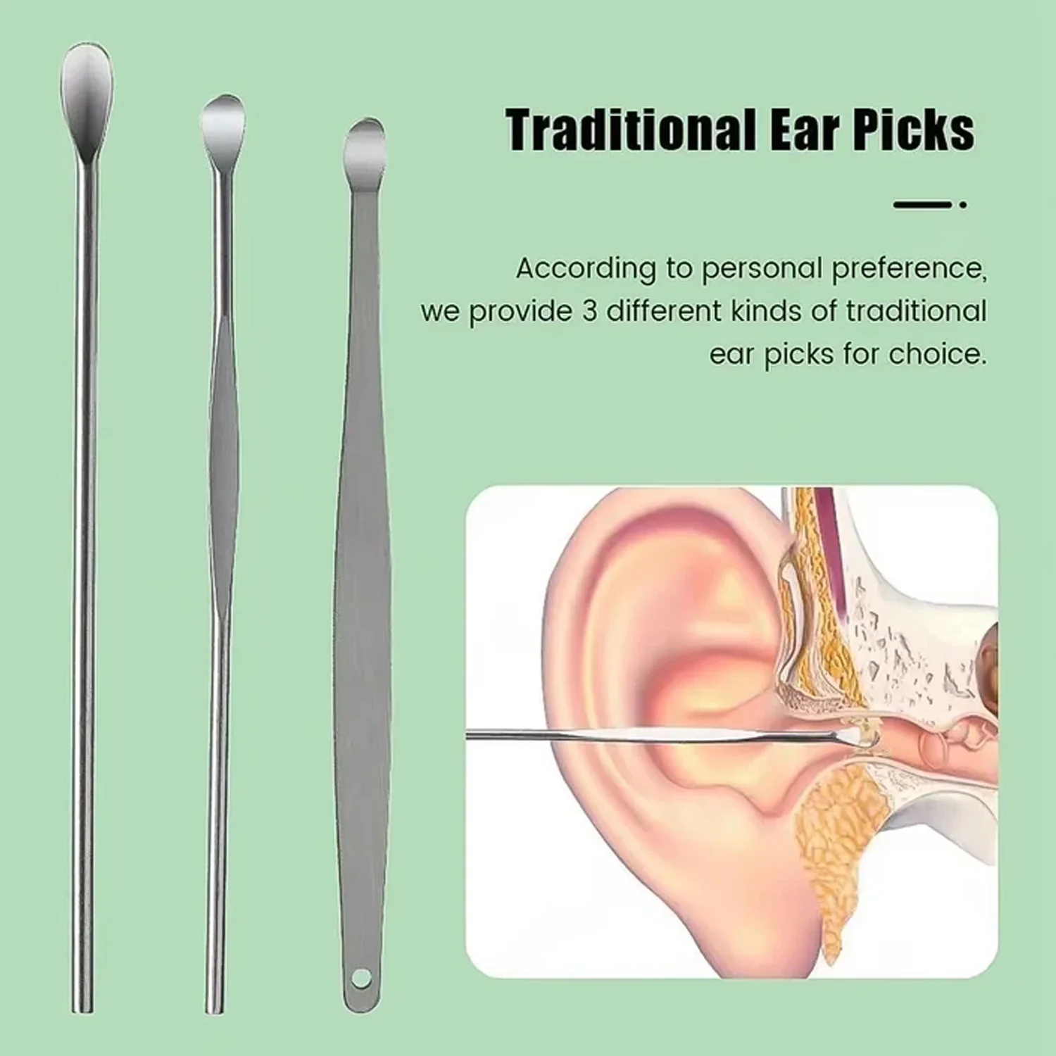 6-in-1 Stainless-Steel Ear Cleaning Tool Kit (1 Pc) - Image 8