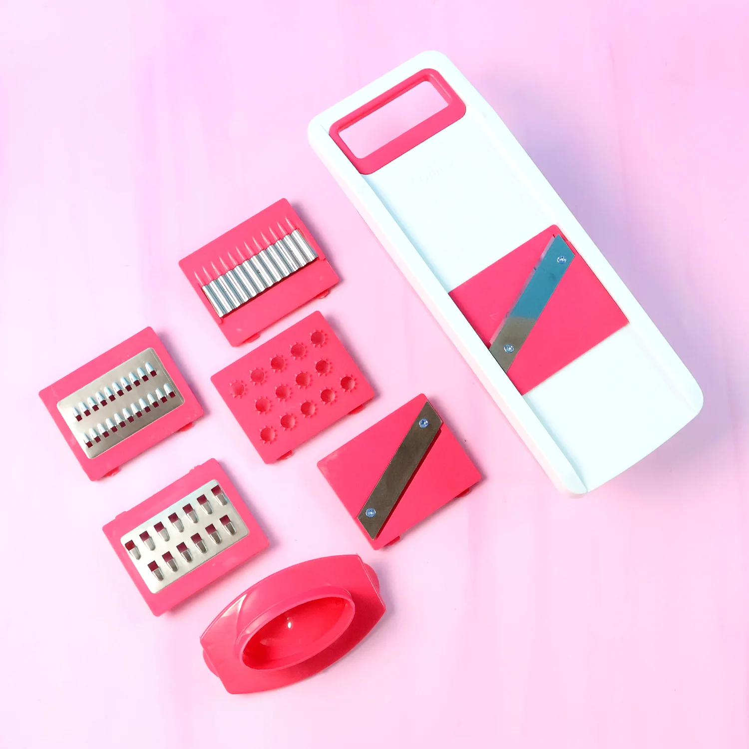 6-in-1 Vegetable Slicer, Grater & Chopper - (Set) - Image 3
