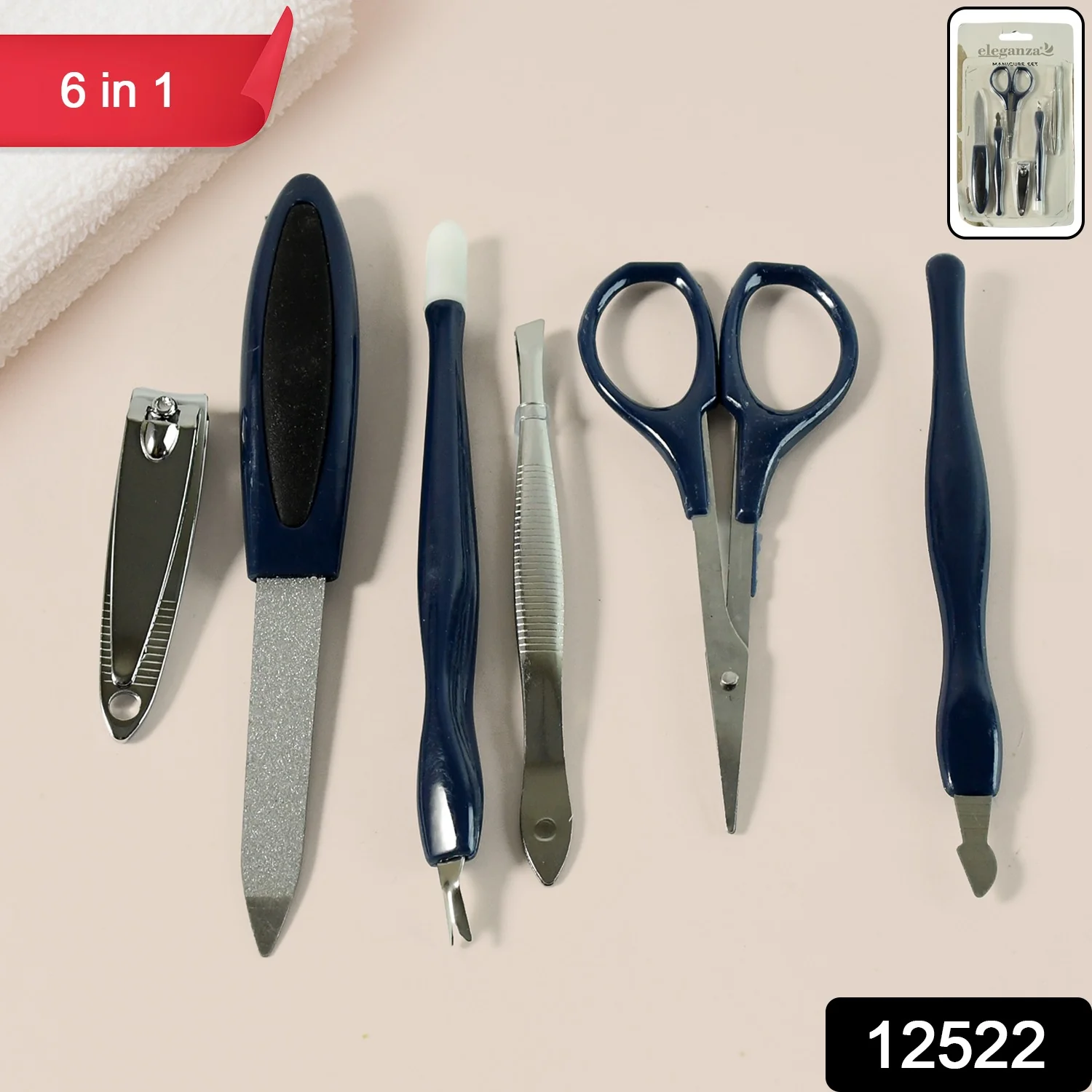 6 in1 Manicure & Pedicure Grooming Kit - Image 2