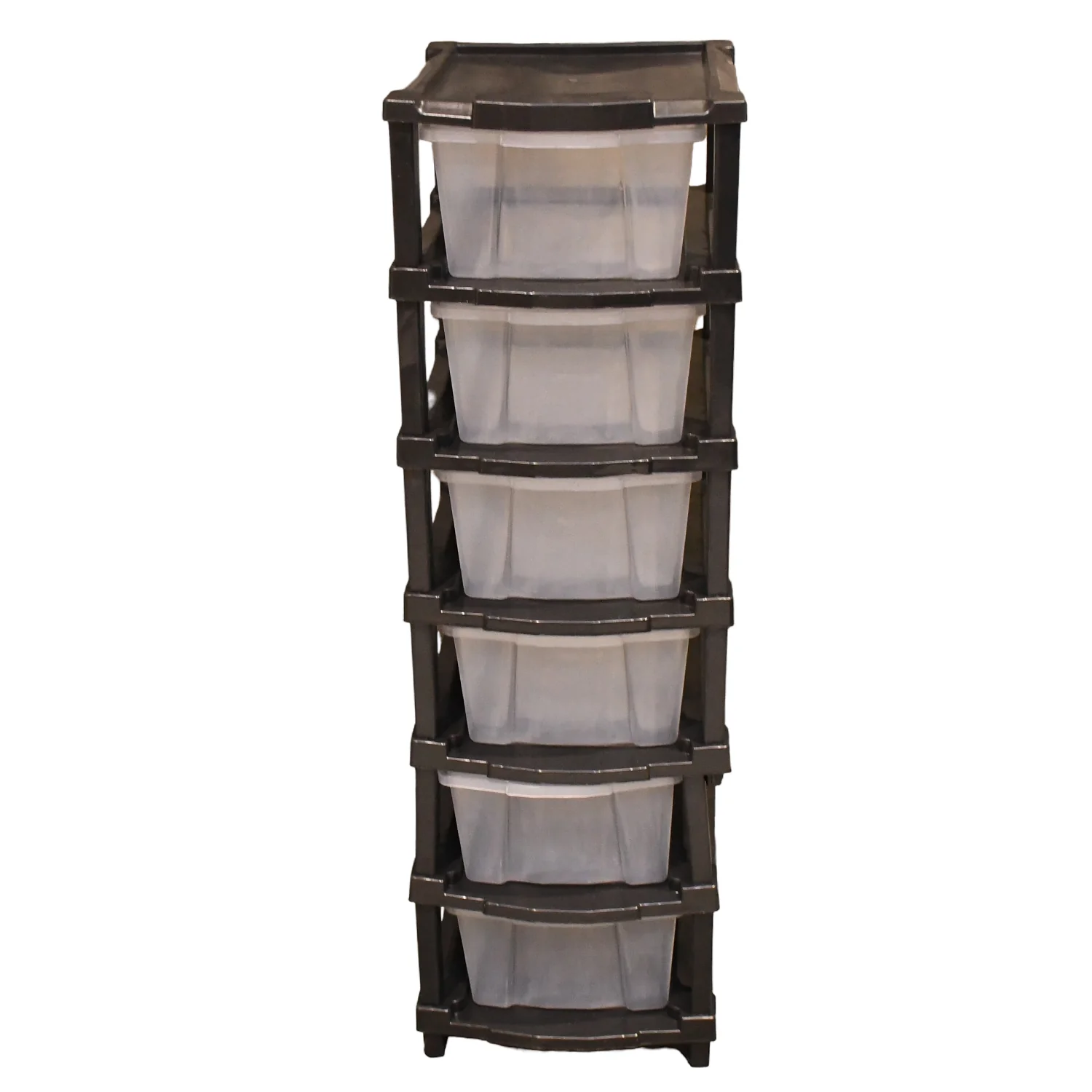 6-Layer Modular Plastic Drawer Storage Cabinet - Image 5