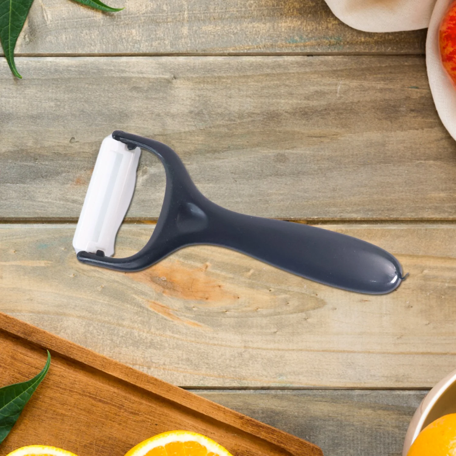 6 Pcs Professional Kitchen Knife Set with Chef Knives, Cleaver, Peeler & Scissors - Image 9
