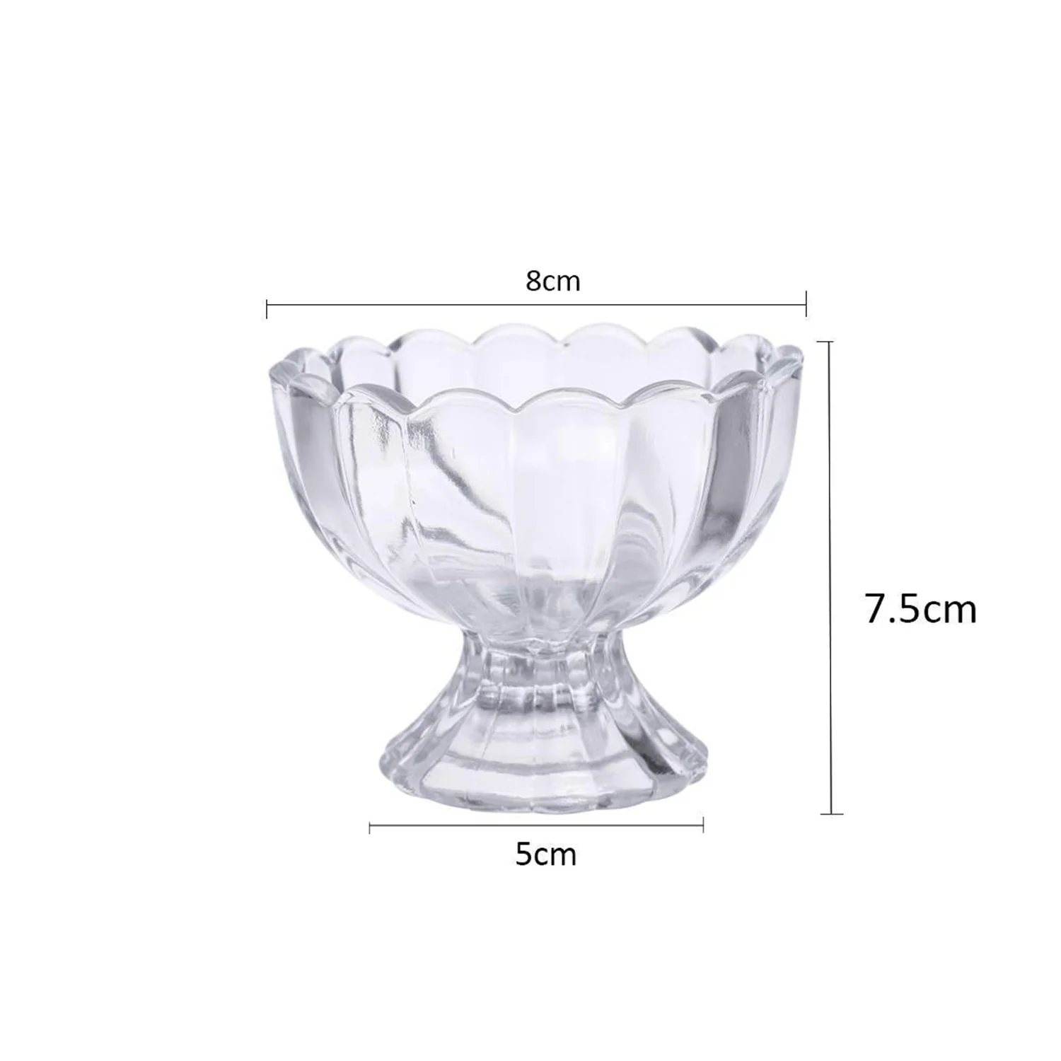 Serving Dessert Bowl Ice Cream Salad Fruit Bowl - 6pcs Serving Dessert Bowl Ice Cream Salad Fruit Bowl - 6pcs - Image 5