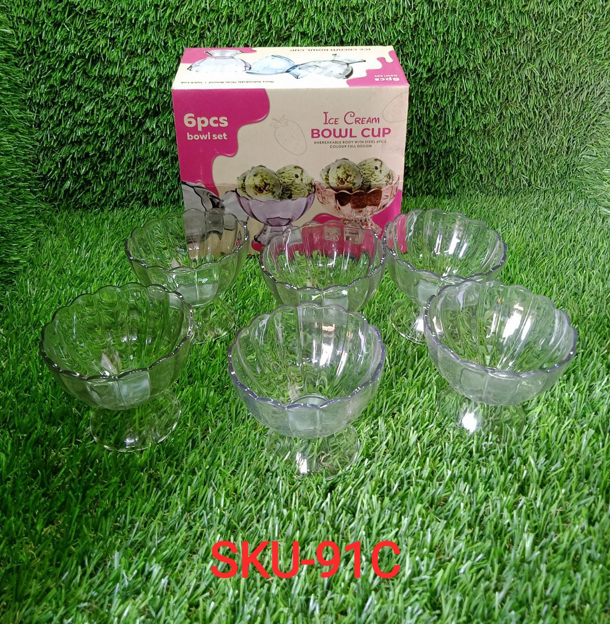 Serving Dessert Bowl Ice Cream Salad Fruit Bowl - 6pcs Serving Dessert Bowl Ice Cream Salad Fruit Bowl - 6pcs - Image 8