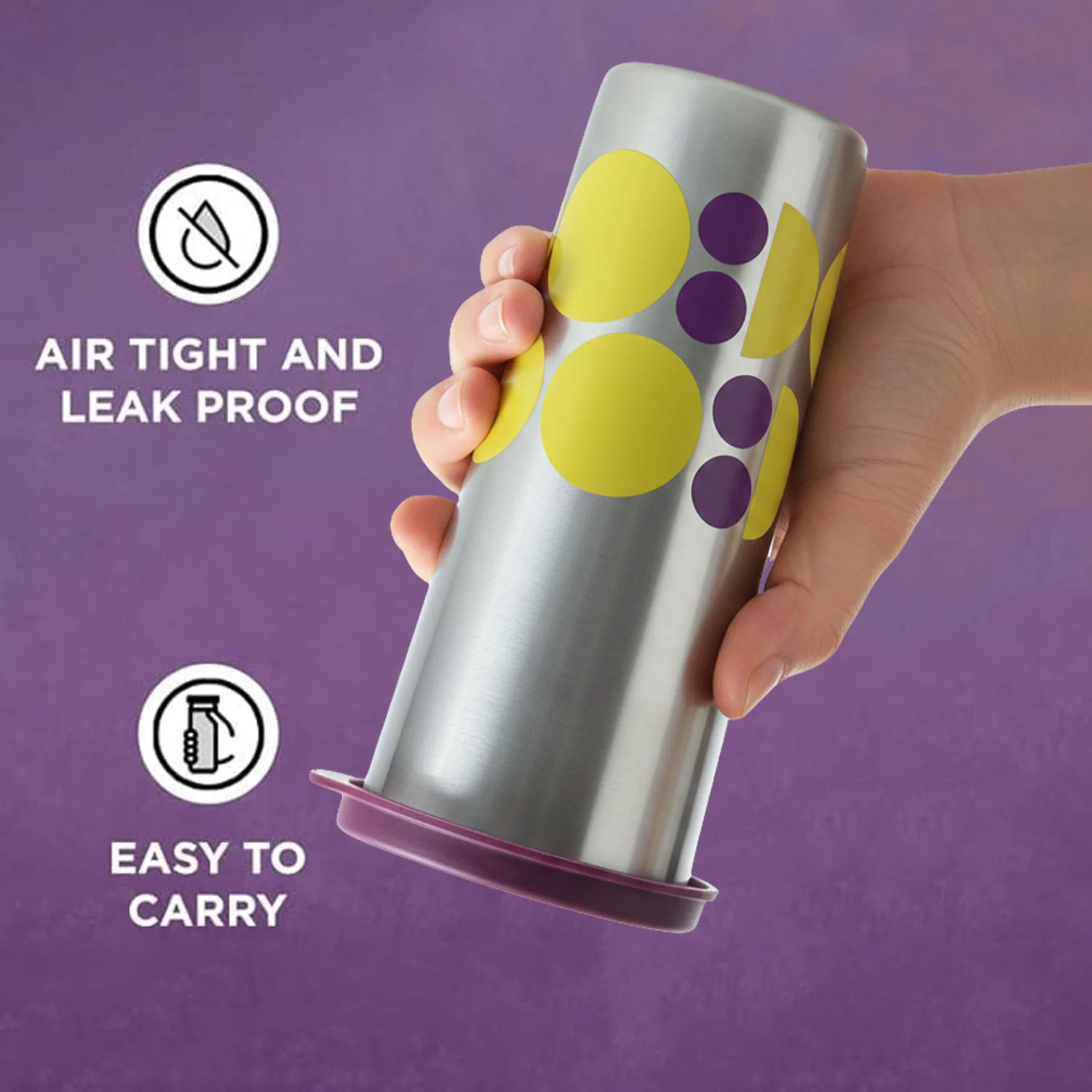 Supermom 600 ML Stainless Steel Printed Travel Tumbler (1 Pc) - Image 3