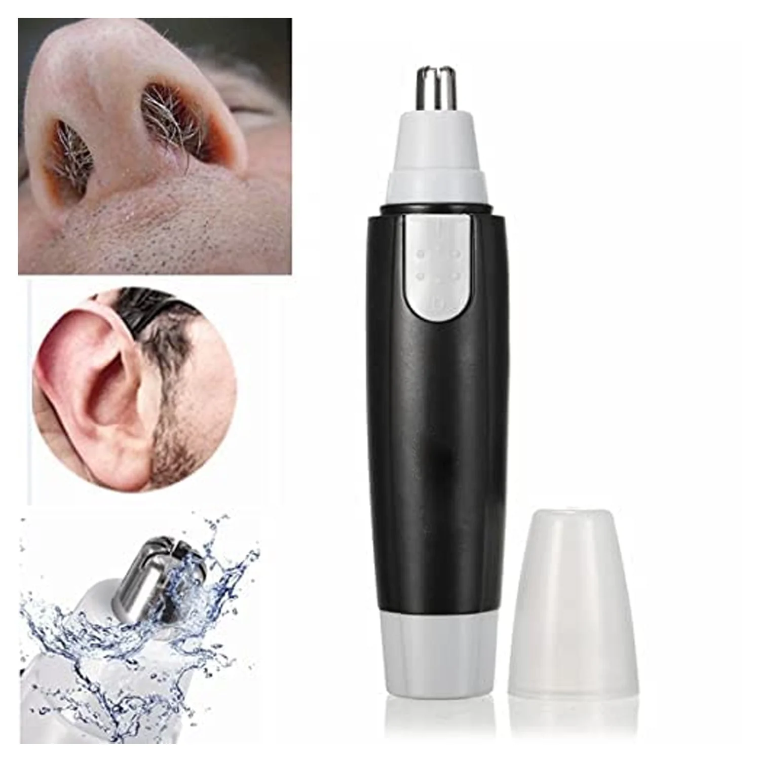Sharp Steel Battery-Operated Ear and Nose Hair Trimmer - Image 10