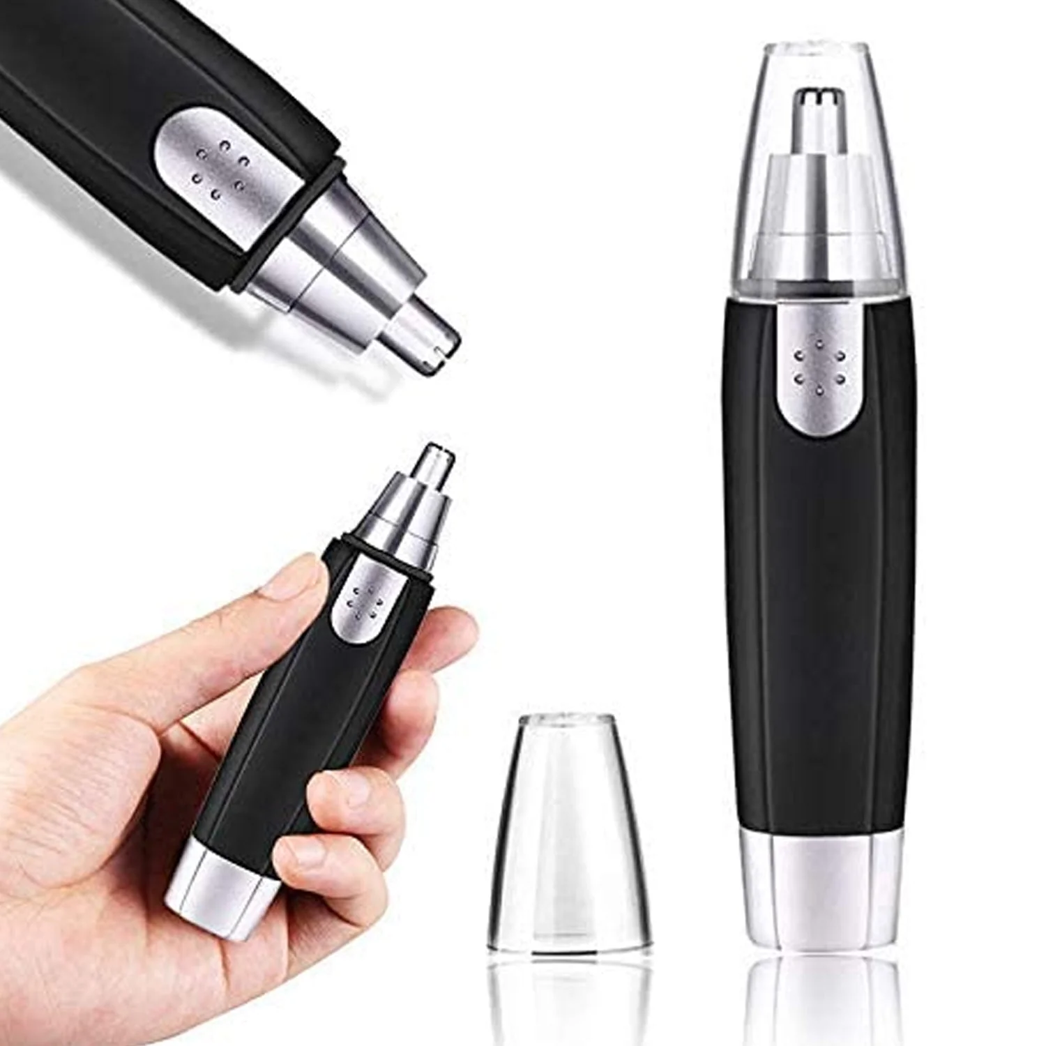 Sharp Steel Battery-Operated Ear and Nose Hair Trimmer - Image 12