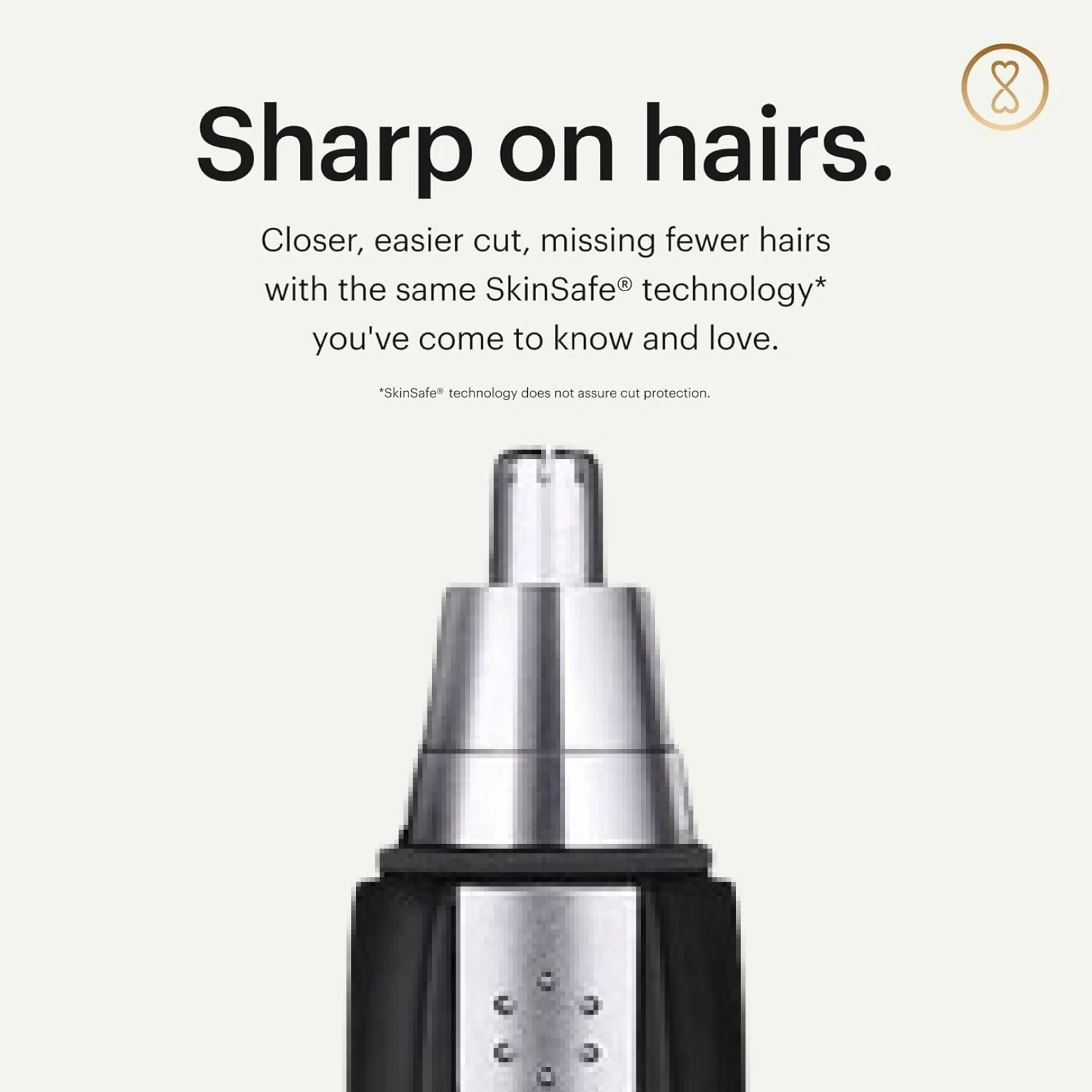Sharp Steel Battery-Operated Ear and Nose Hair Trimmer - Image 6