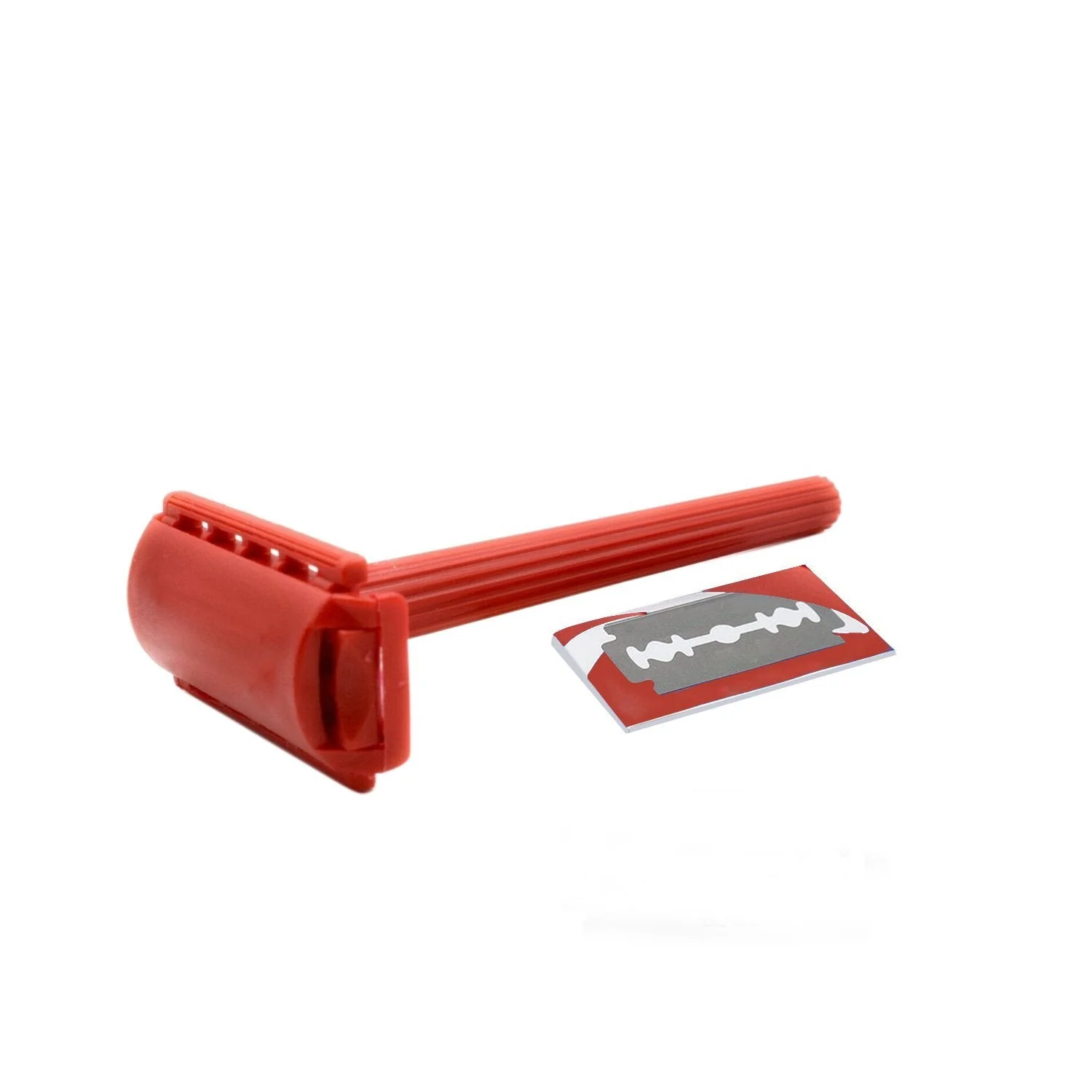 Shaving Razor for Men Blade Razor with Plastic Grip Handle (With Card Packing) - Image 5