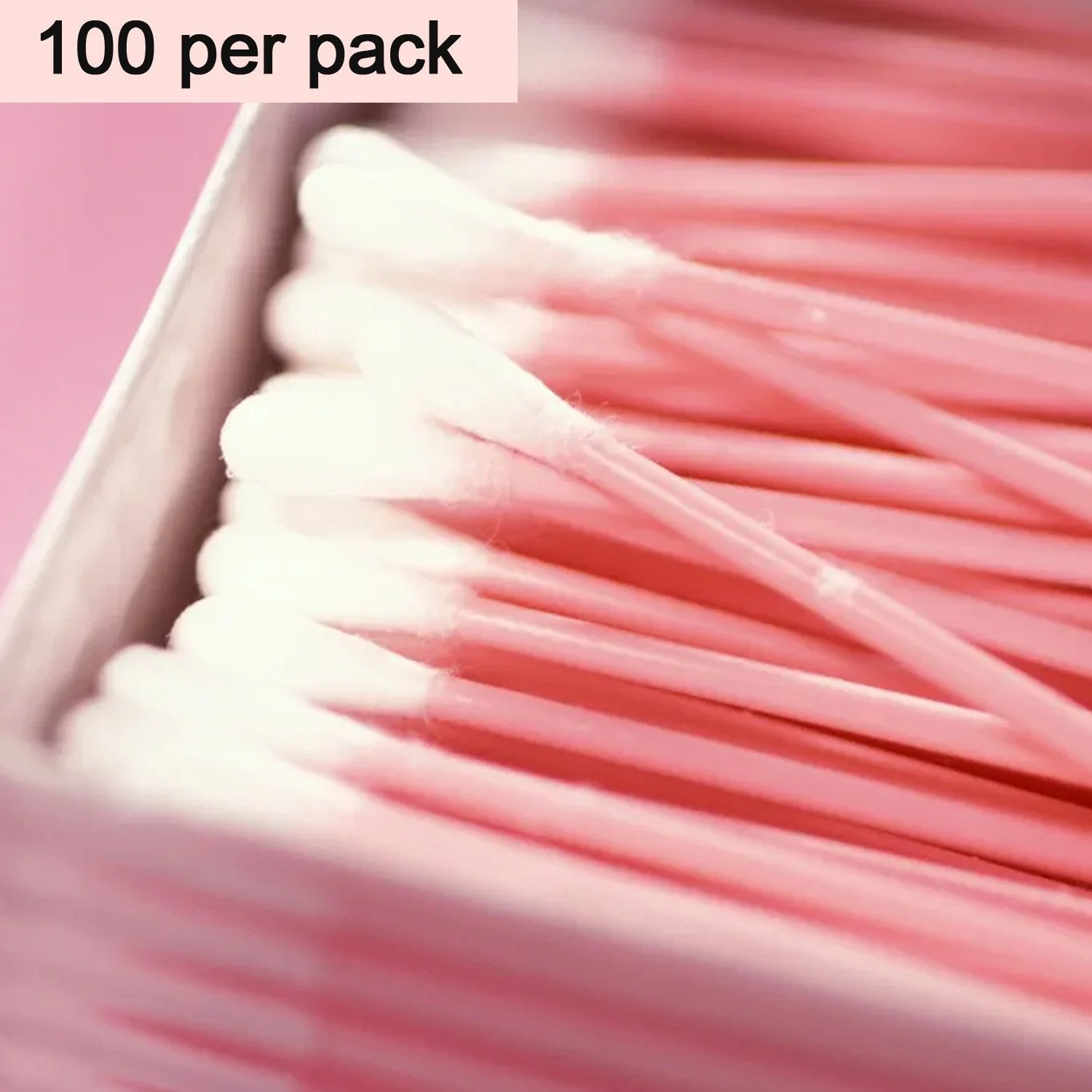 Cotton Buds for ear cleaning, soft and natural cotton swabs (100 pieces) - Image 8