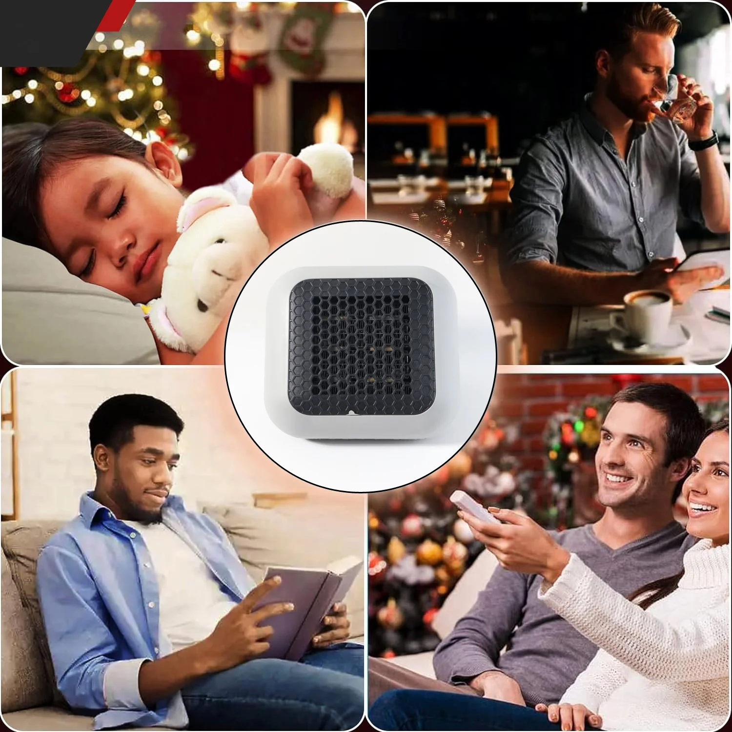 600W Wall-Mounted Plug-In Room Heater (1 Pc / With Conveter) - Image 4