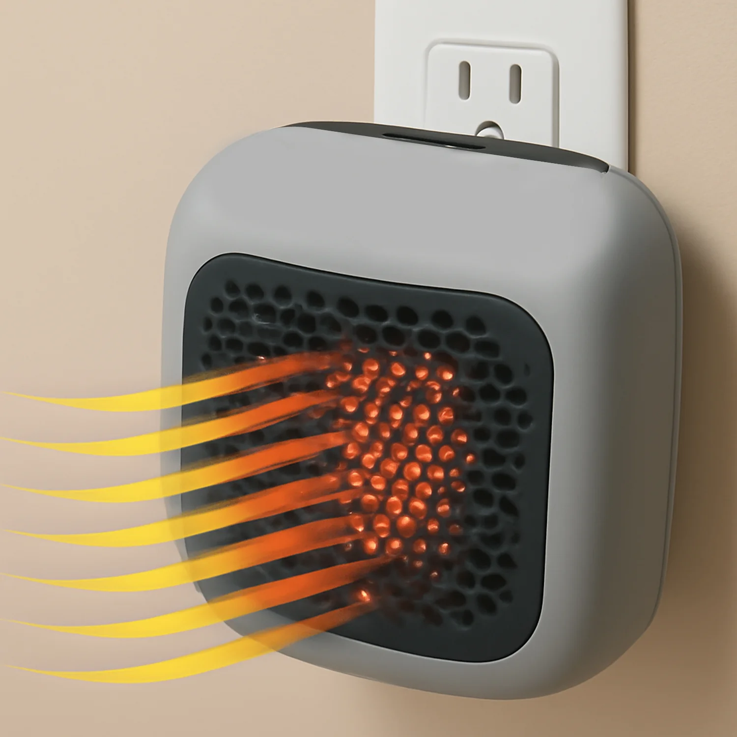 600W Wall-Mounted Plug-In Room Heater (1 Pc / With Conveter) - Image 9