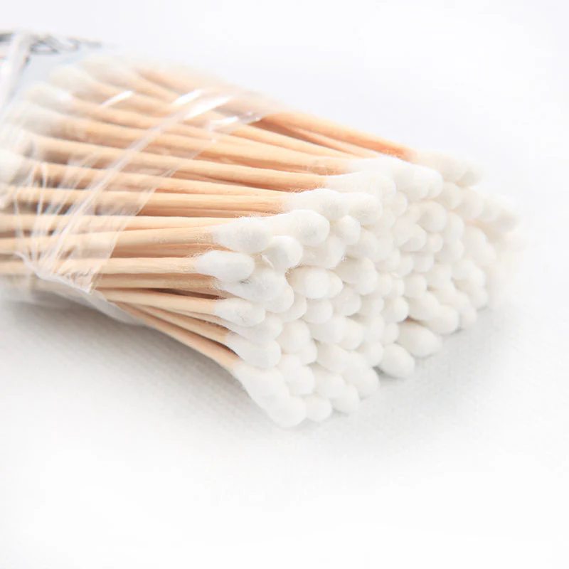 Eco-Friendly Bamboo Cotton Swabs (Pack of 20 / Per Packet 70 Pcs) - Image 4