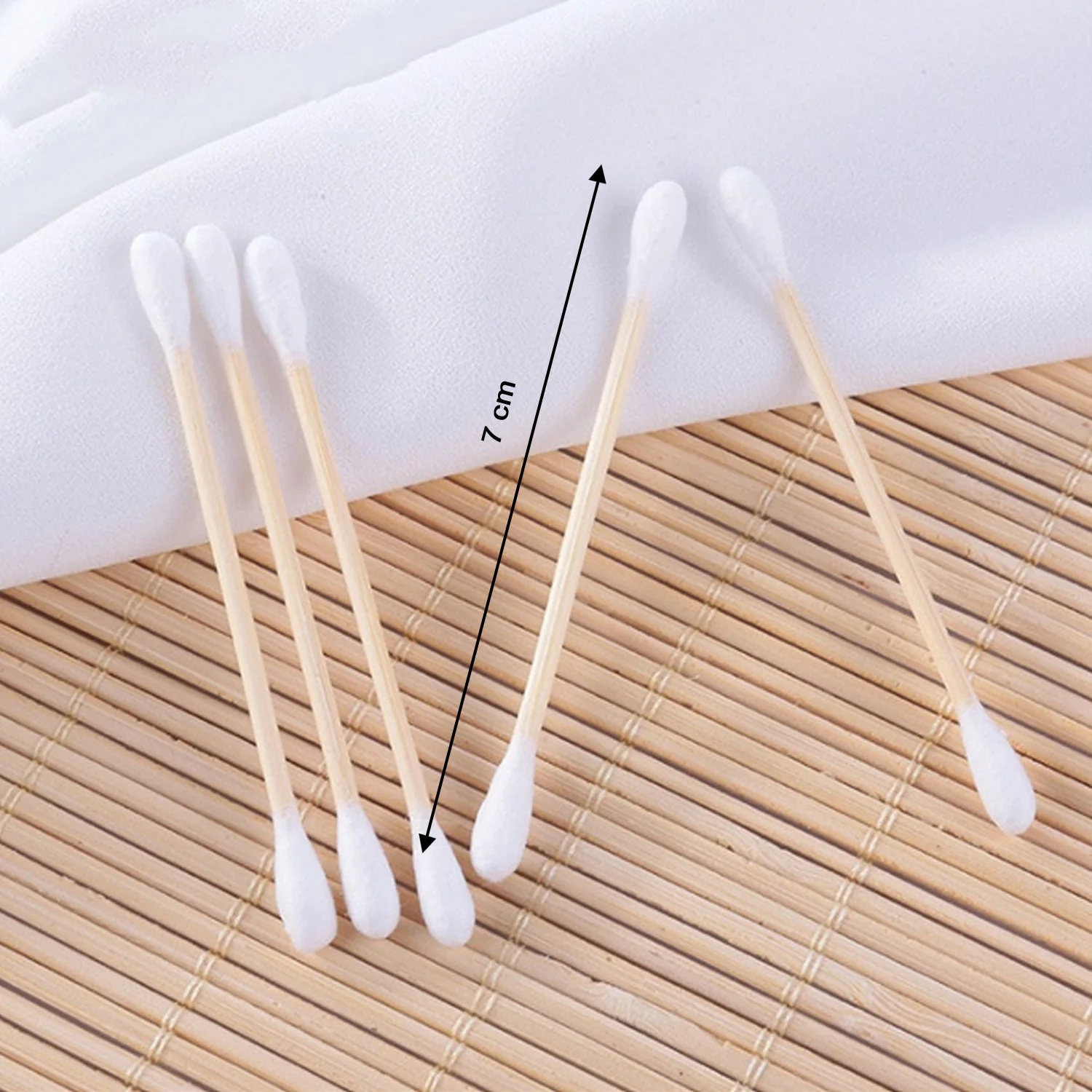 Eco-Friendly Bamboo Cotton Swabs (Pack of 20 / Per Packet 70 Pcs) - Image 5