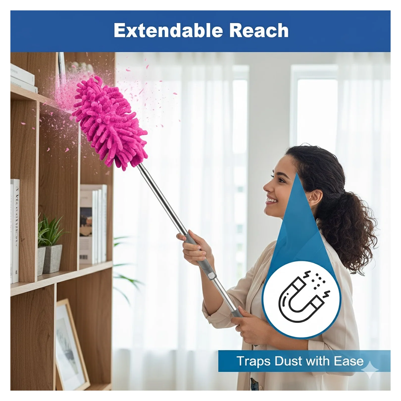 Multipurpose Microfiber Fan Cleaning Duster for Quick and Easy Cleaning - Image 5