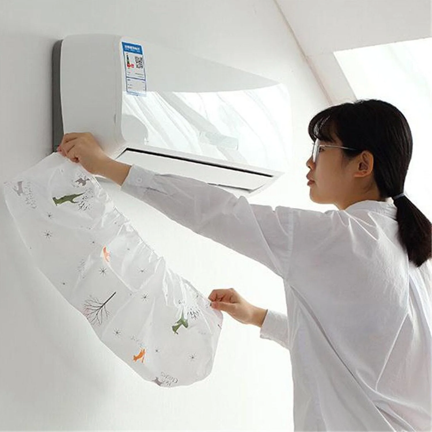 Air Conditioning Dust Cover Waterproof Folding Ac Cover - Image 3