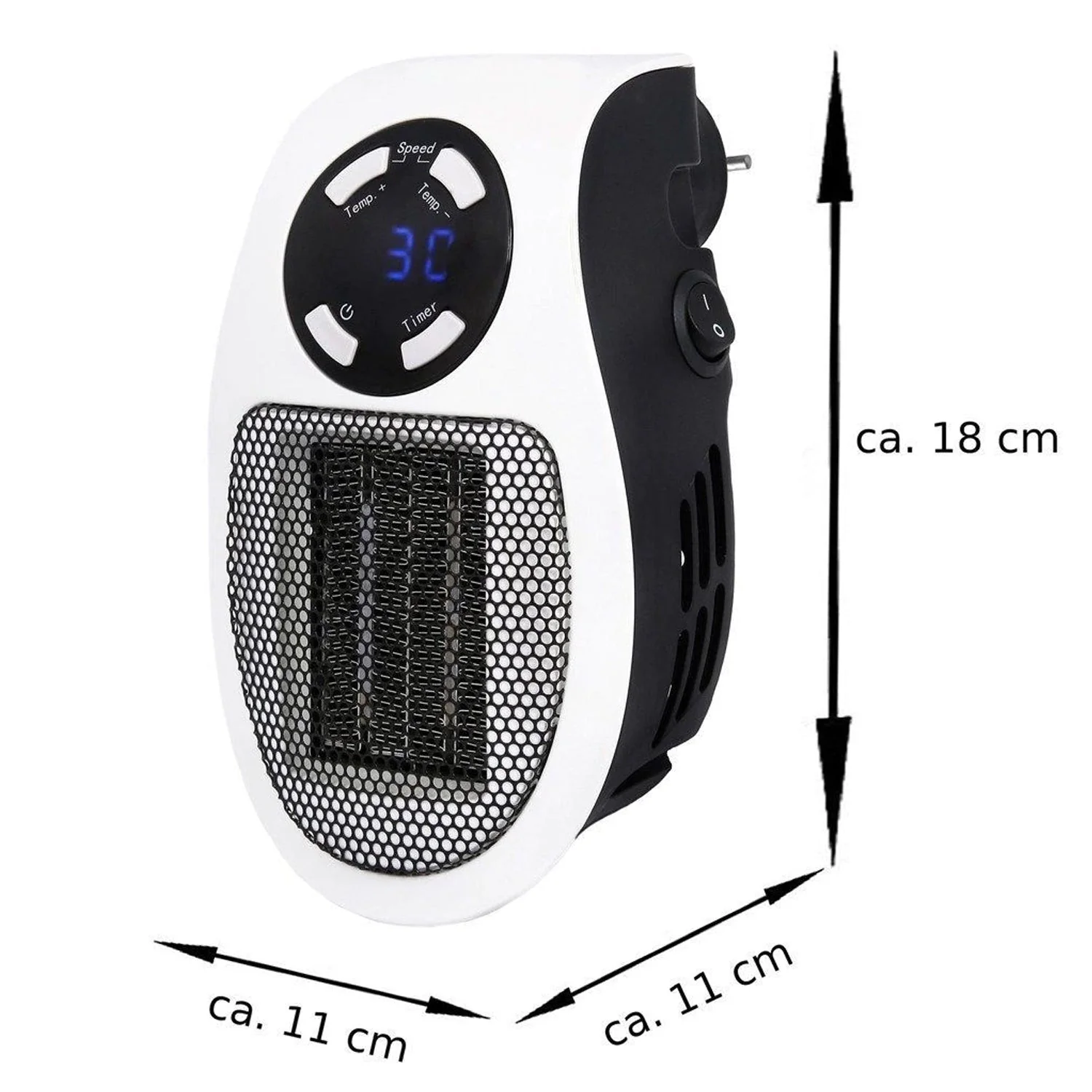 Portable Electric Heater Mini Fan Heater Desktop Household - Image 4