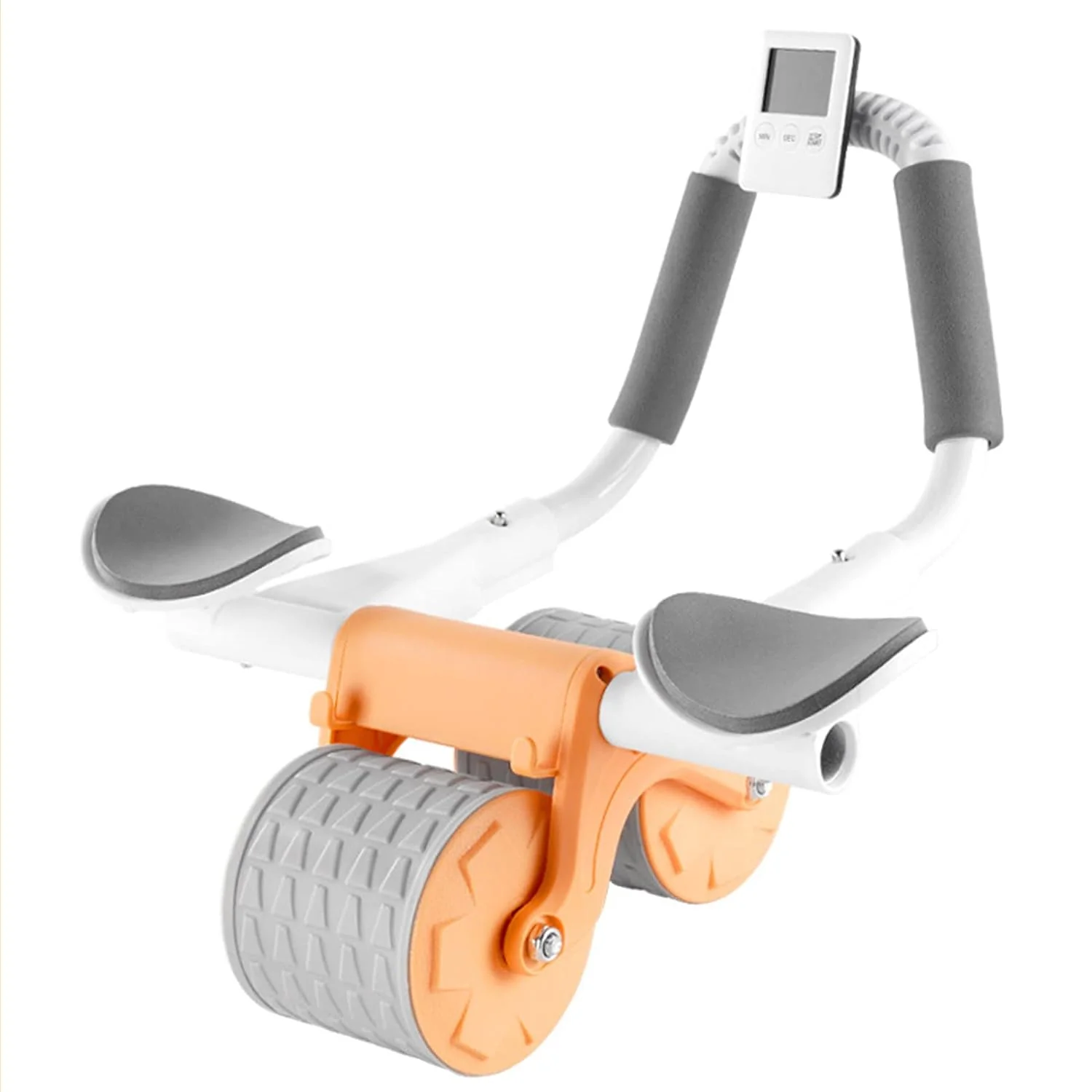 Automatic Rebound Ab Roller Wheel with Timer & Elbow Support for Fitness - Image 5