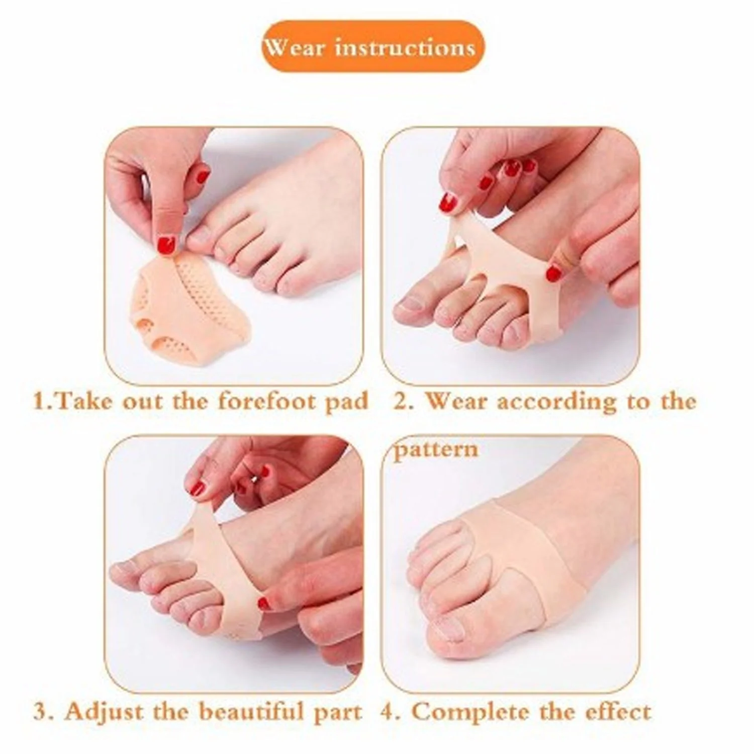 Silicone Tiptoe Protector and cover used in protection of toe for all men and women - Image 6