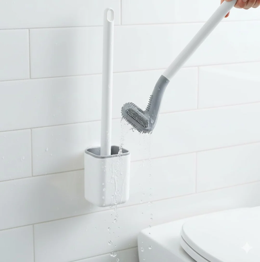 Golf Toilet Cleaner Brush  & Magic Sticker Holder - Image 8