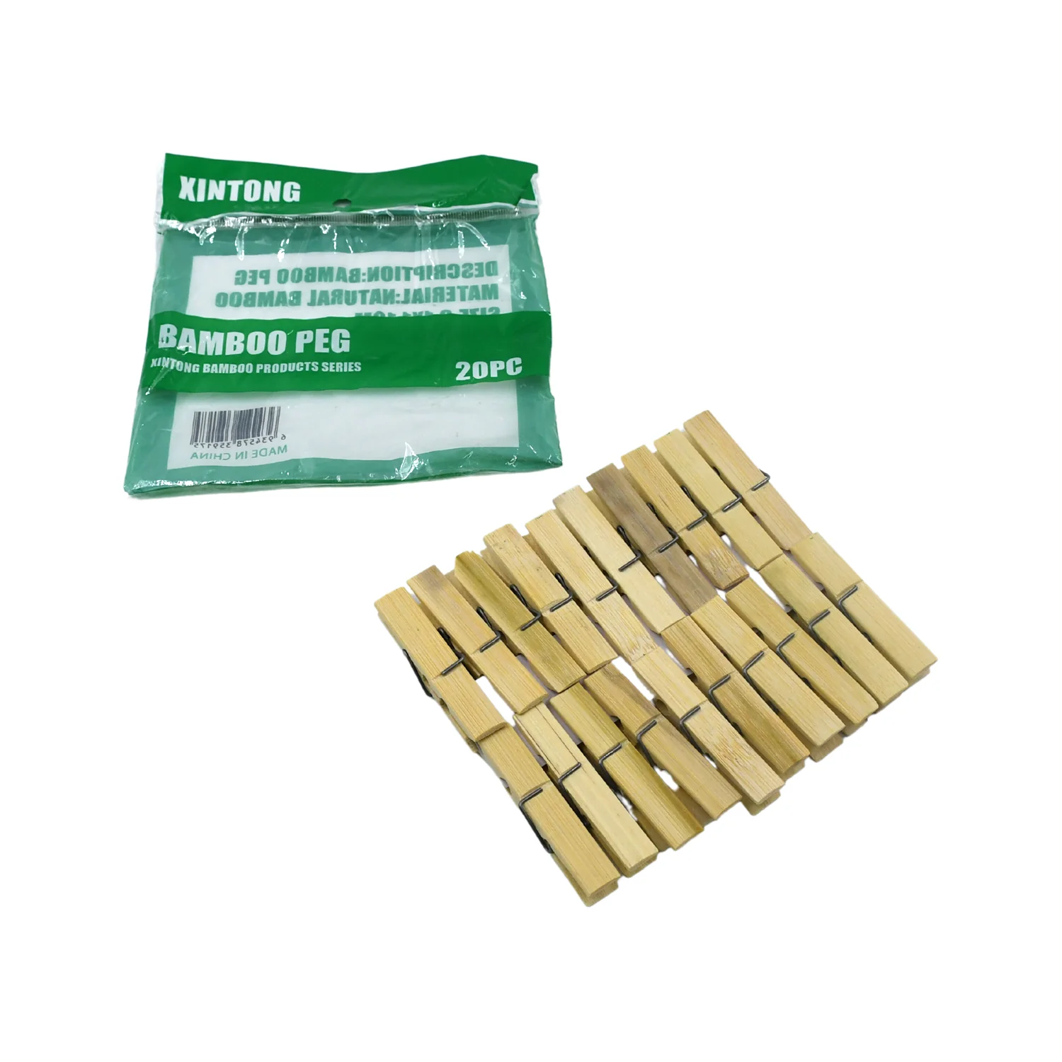Wooden Heavy Clips – Clothespins, Craft Clips for Arts & Crafts (20 Pieces) - Image 6