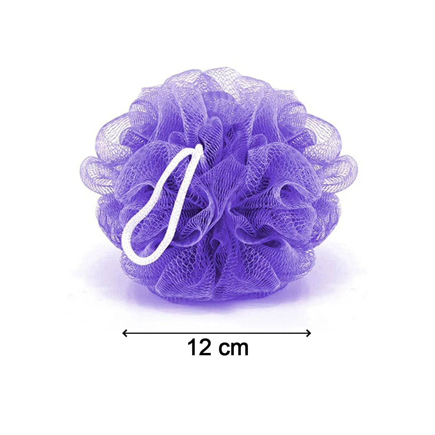 Bath Shower Loofah Sponge Pouf Body Scrubber (Pack of 6Pcs) - Image 6