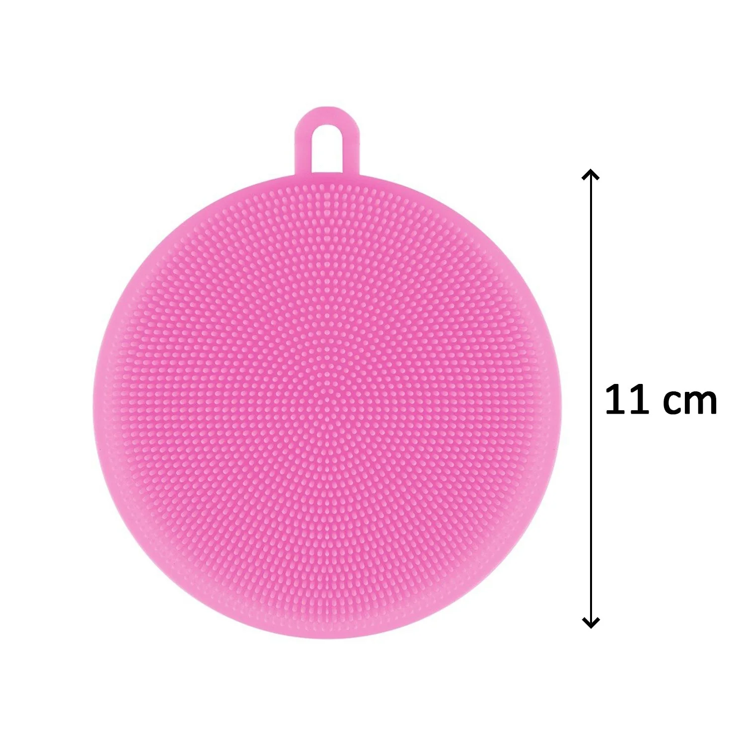 Silicone Dish Scrubber Sponge Mildew Free, Non Stick (Mix Color) - Image 6
