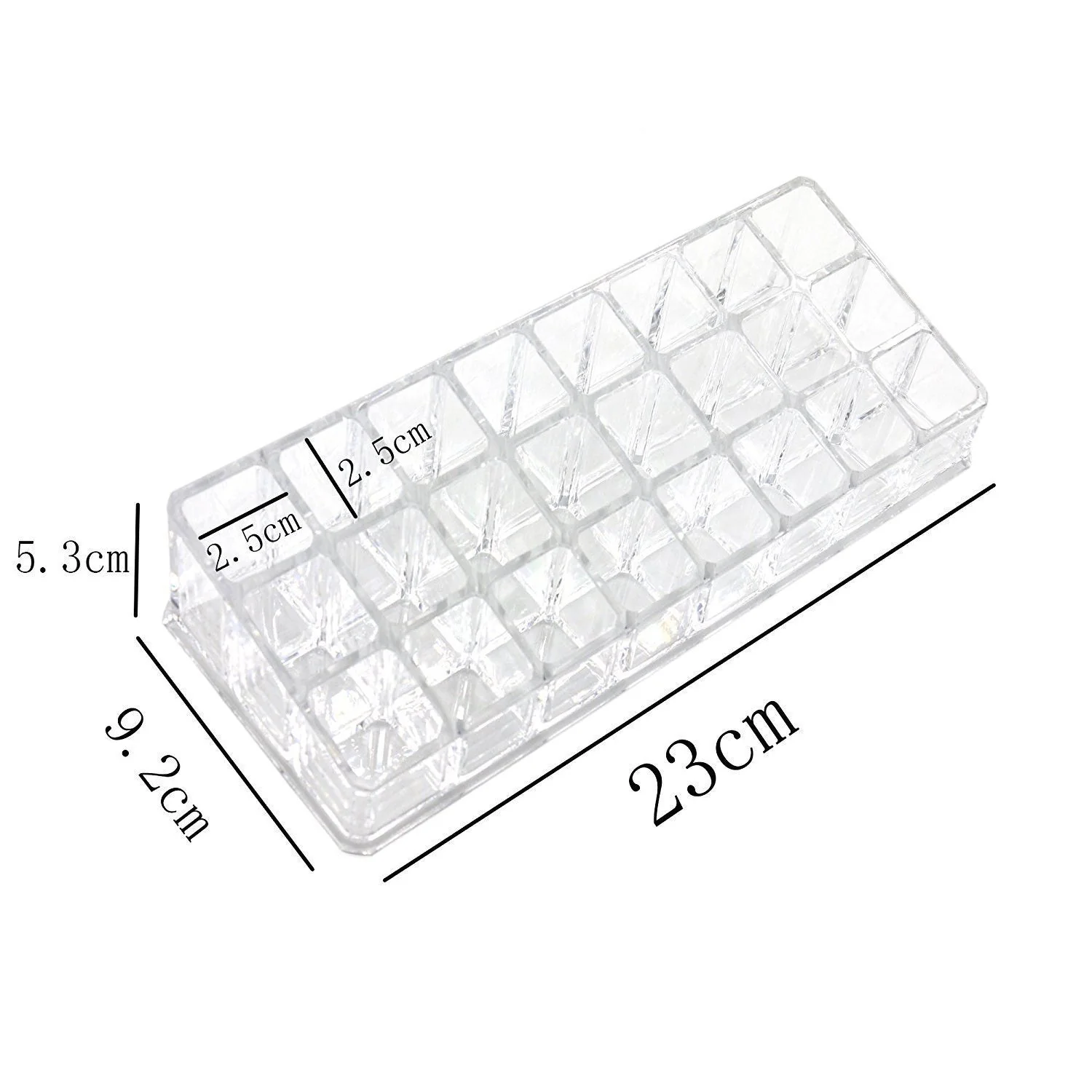Acrylic Multi Purpose Lipstick Cosmetics Stand Display Holder 24 Section - Image 5