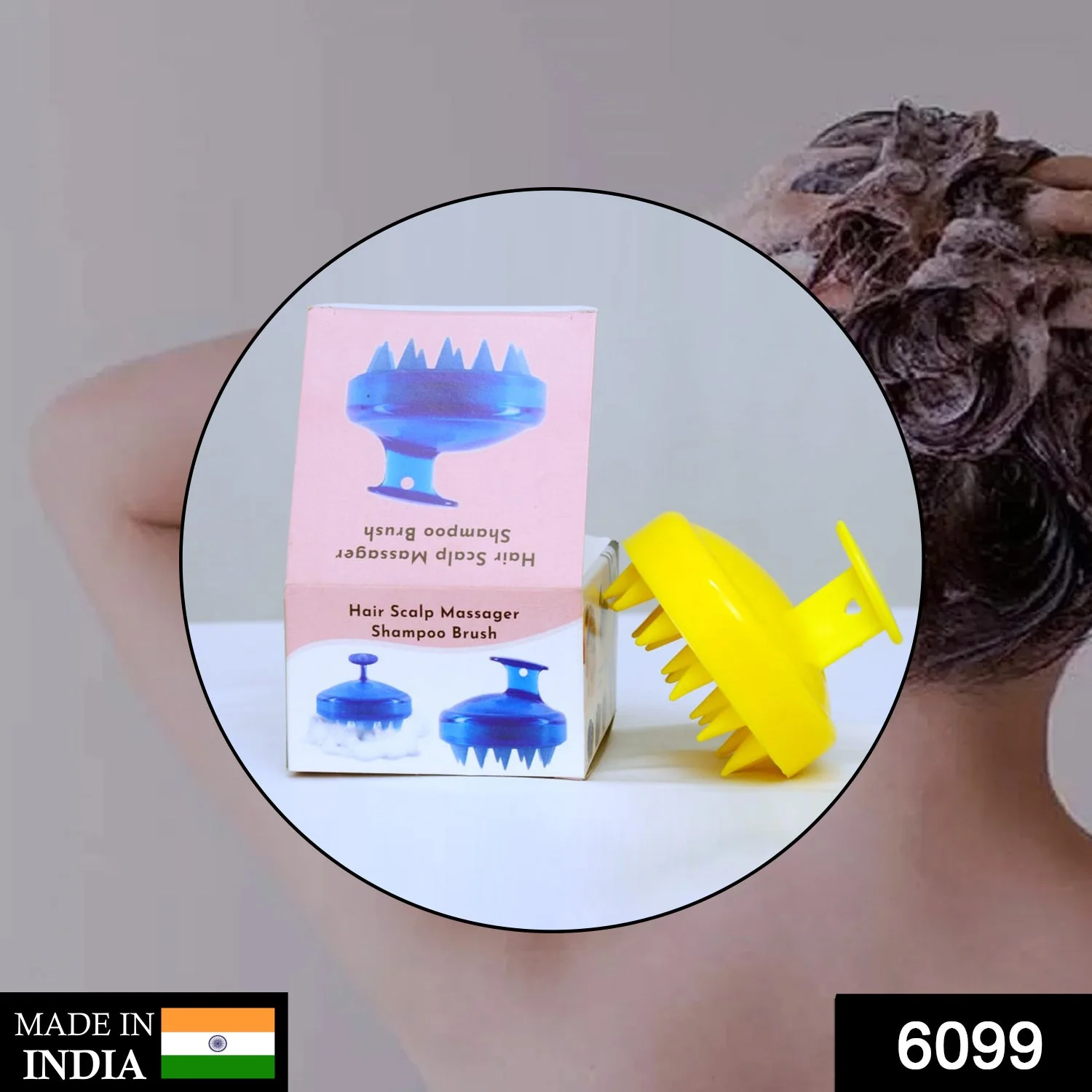 Hair Scalp Adjustable Massager Shampoo Brush,Scalp Shampoo Brush - Image 3