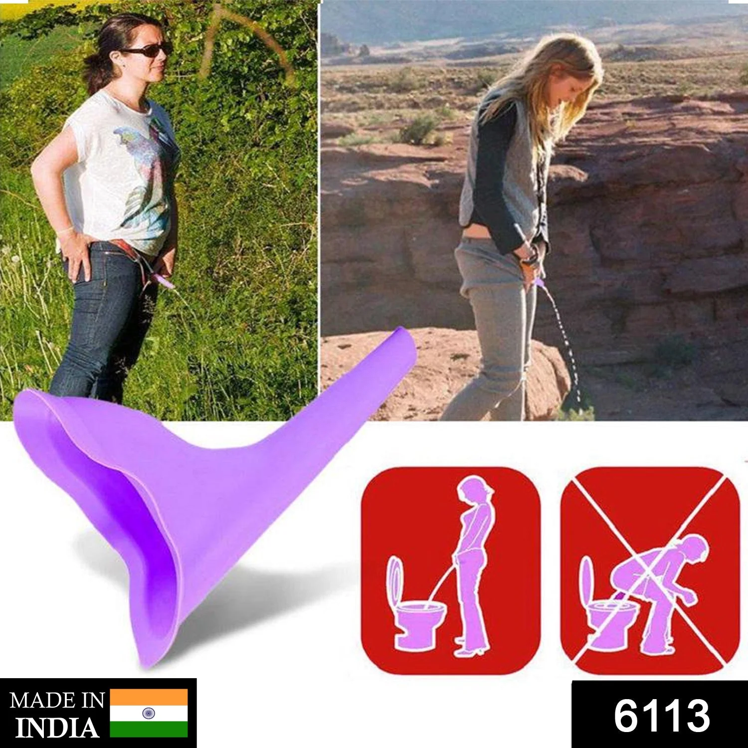 Portable Stand Pee Device for Women – Easy Use During Travel & Emergencies - Image 2