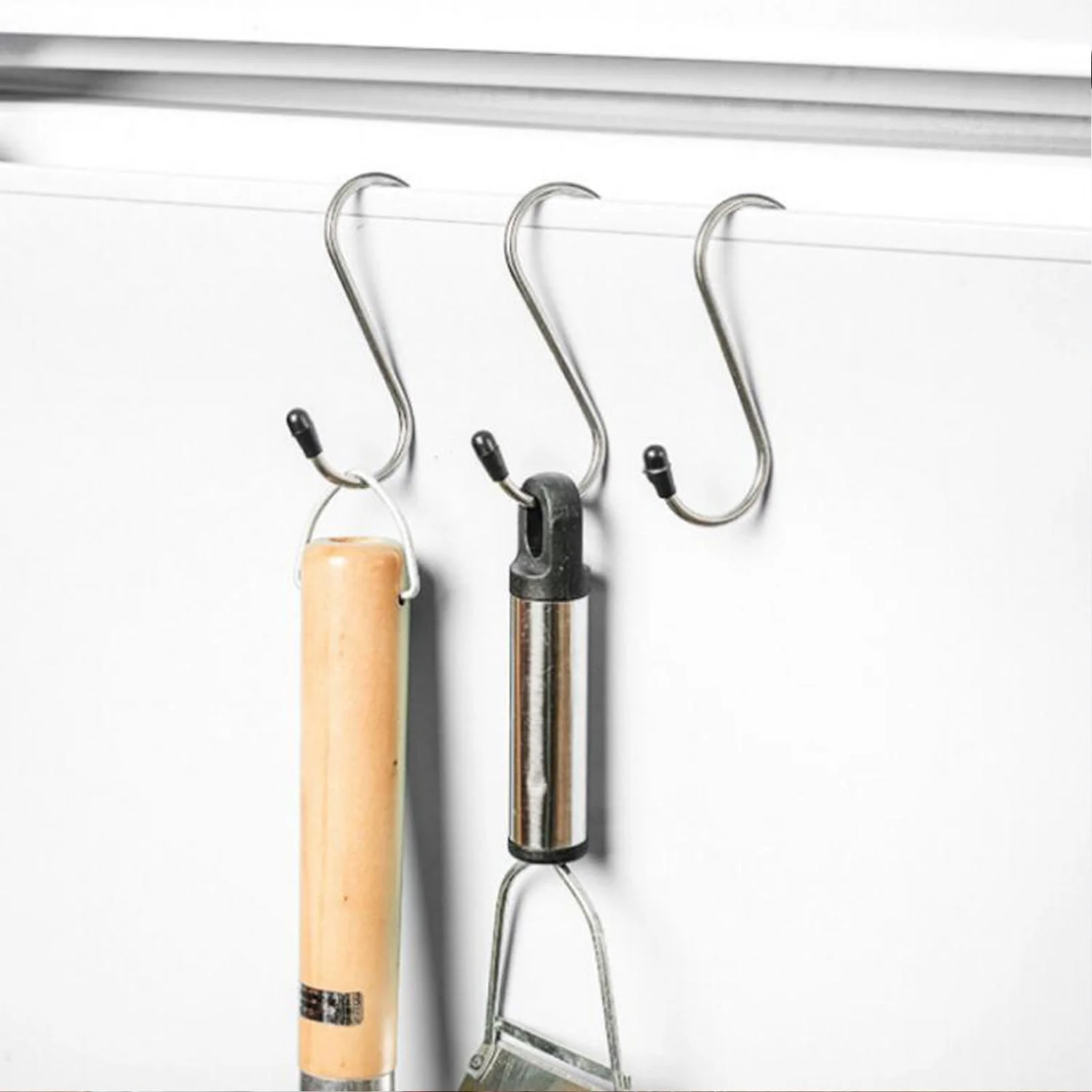 S-Shaped Hanging Hooks for Kitchen & Home Use – Strong Metal Hooks (6 Pc Set) - Image 8