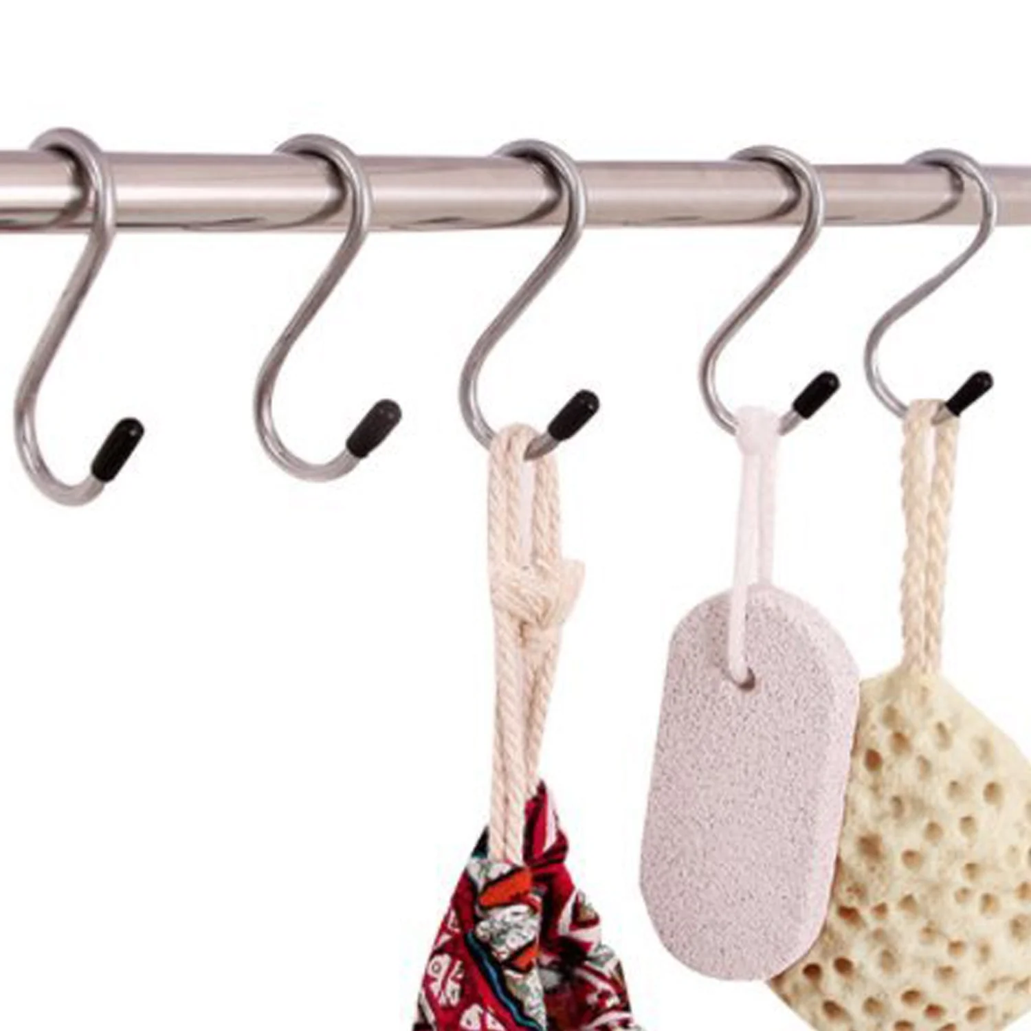 S-Shaped Hanging Hooks for Kitchen & Home Use – Strong Metal Hooks (6 Pc Set) - Image 9