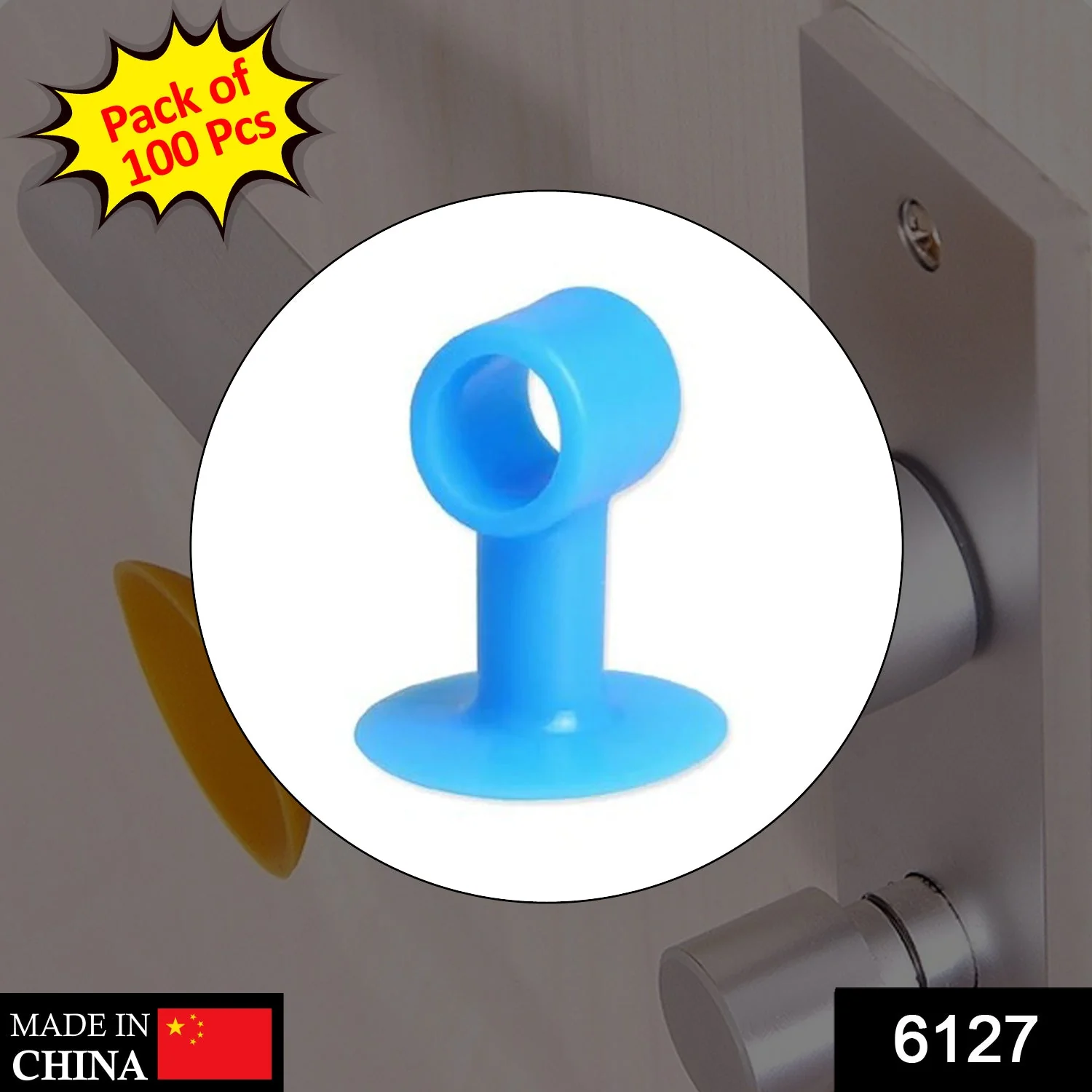 Door Stopper Mini Anti-Collision Silicone Door Handle Crash Pad (Pack of 100Pc) - Image 2